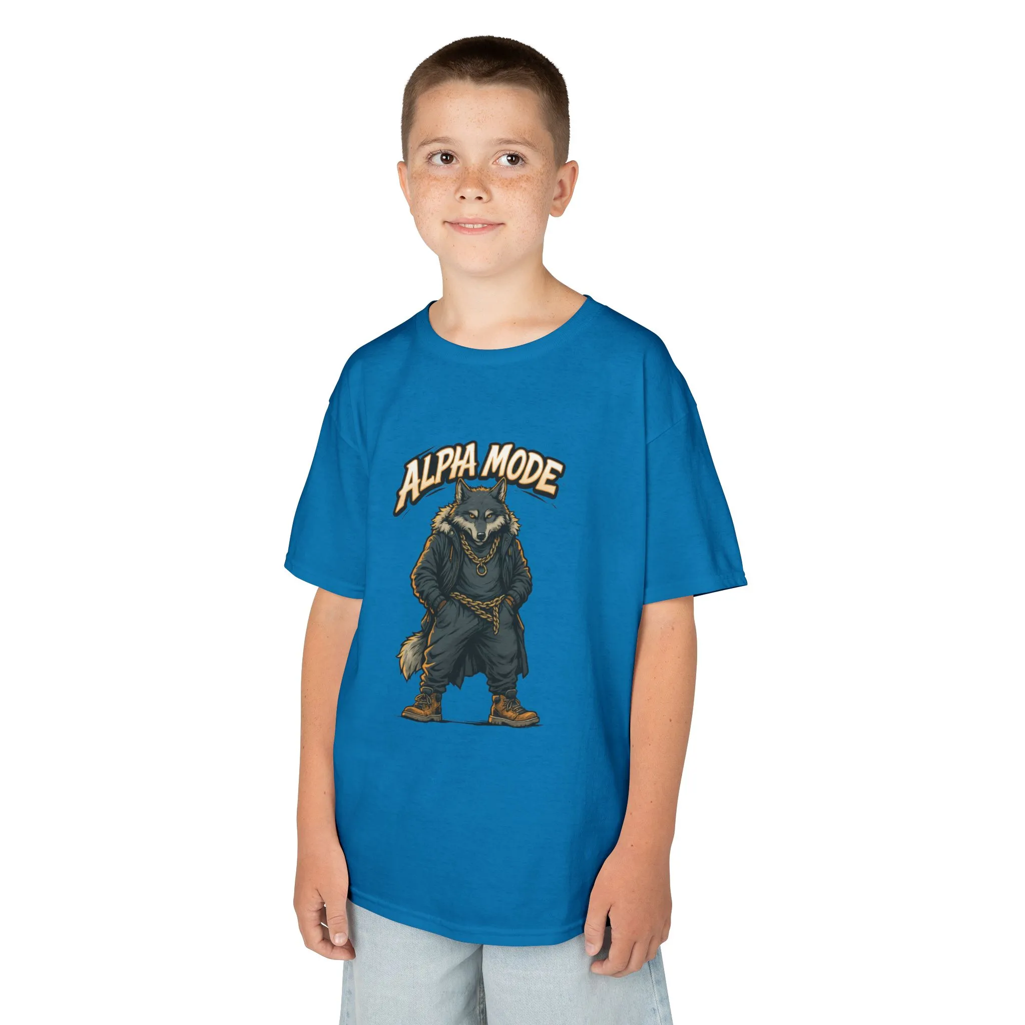 Alpha Mode Teen Wolf Shirt, Cool Youth Graphic Tee, Hip Hop Savage Wolf Tee, Graphic Kids Tee, Alpha Teen Streetwear, Wolf Gift for Teens - Image 24