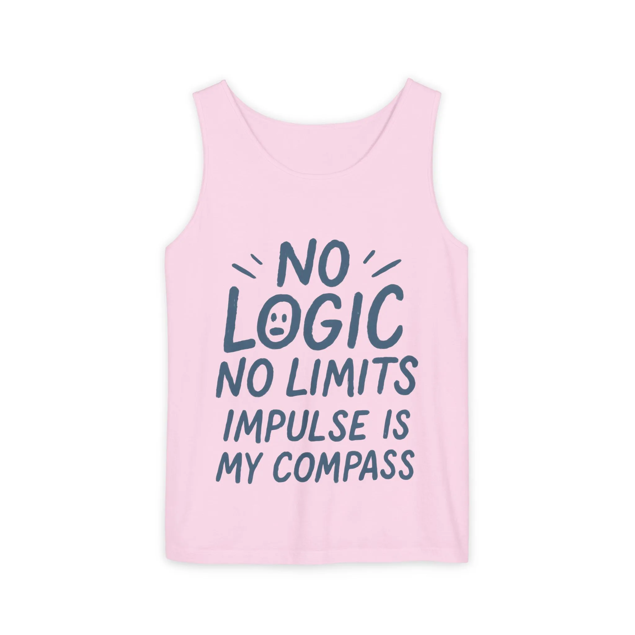 Funny No Logic Womens Tank Top, No Limits Impulse Quote, Carefree Graphic Tee, Gym Apparel for Women, Fitness Gift, Casual Summer Top - Image 19