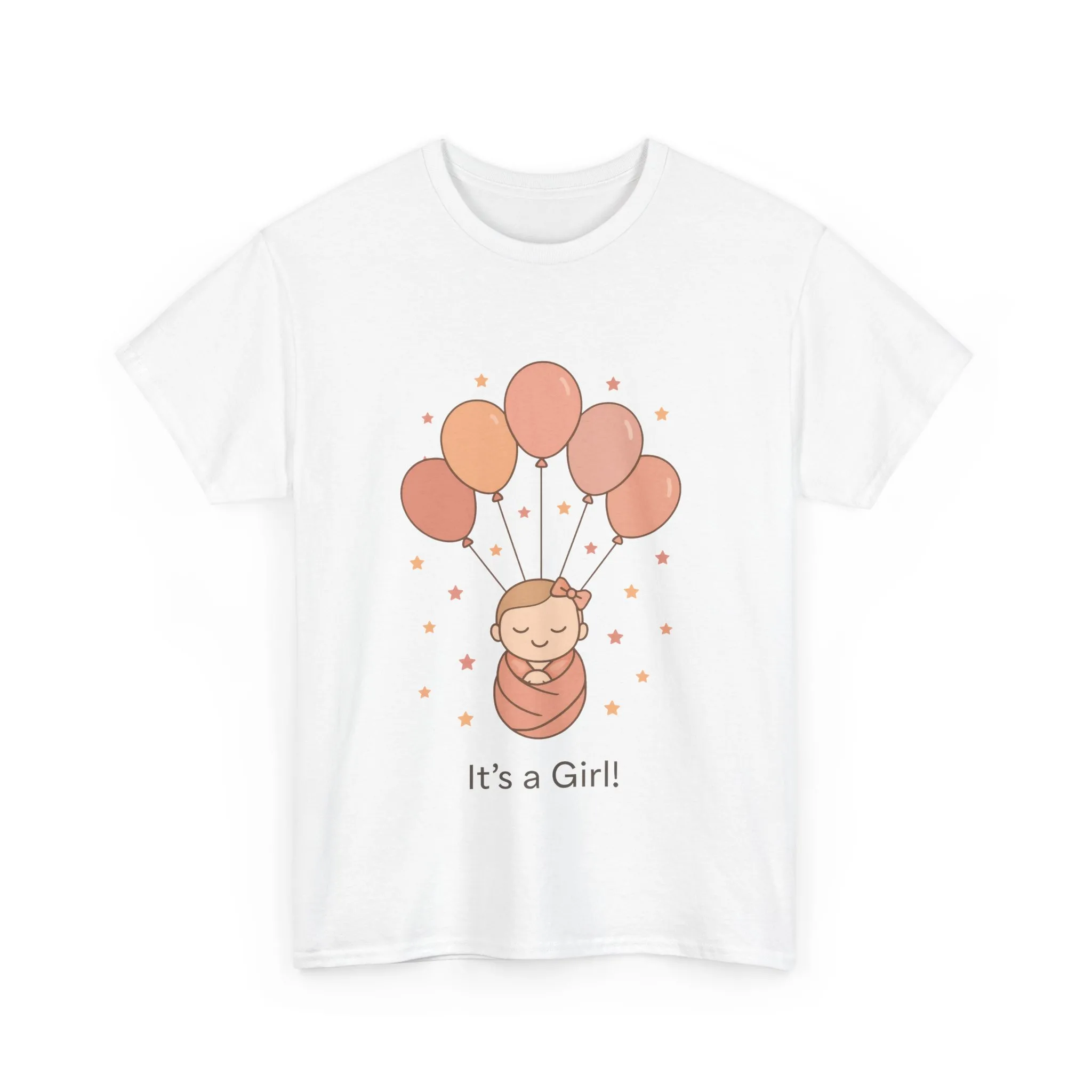 Its a Girl Maternity T-Shirt, Baby Girl Pregnancy Announcement Shirt,Mom To Be Gift, Gender Reveal Tee, Baby Shower Top, Gender Reveal Party - Image 4