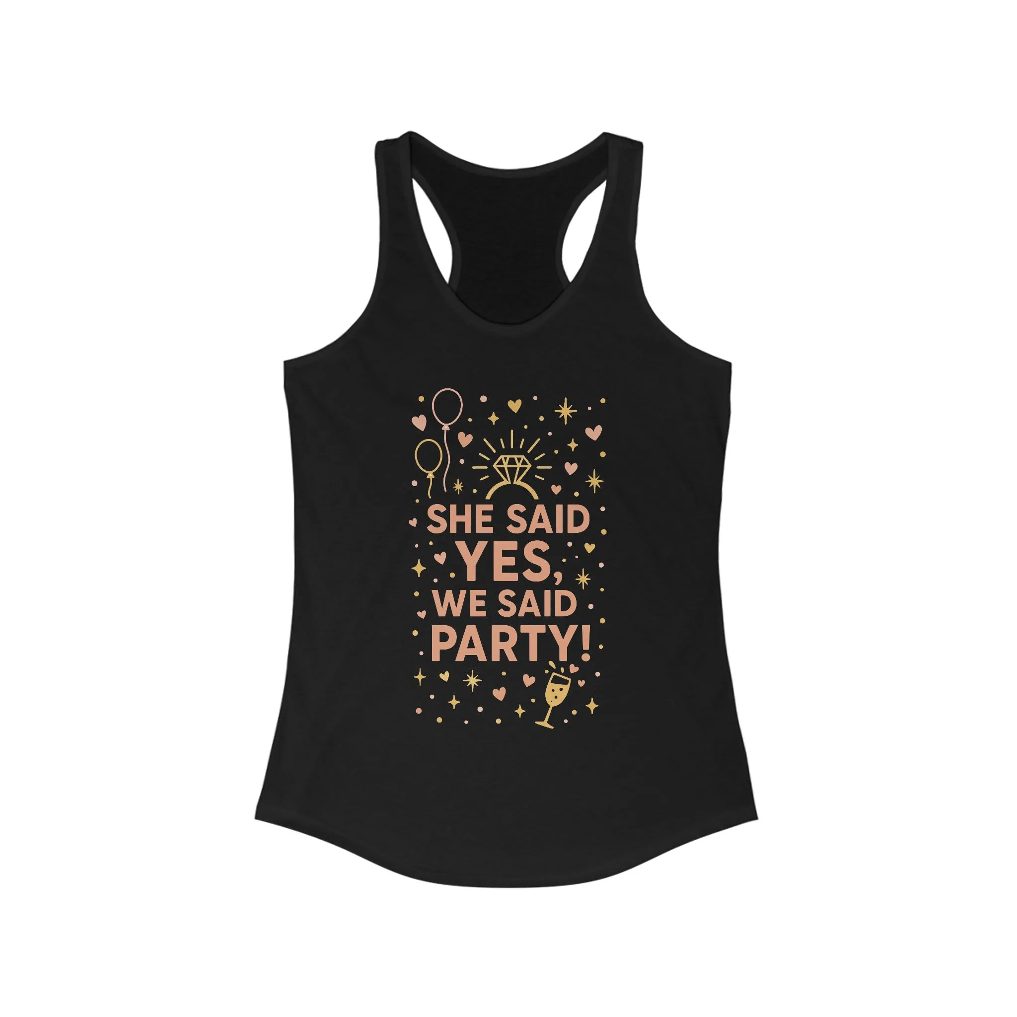 Bridal Party Tank Top, Bachelorette Party Tee, Bridesmaid Wedding Tee, Hen Party Tank, Bridal Shower, Bridesmaids Gift - Image 5