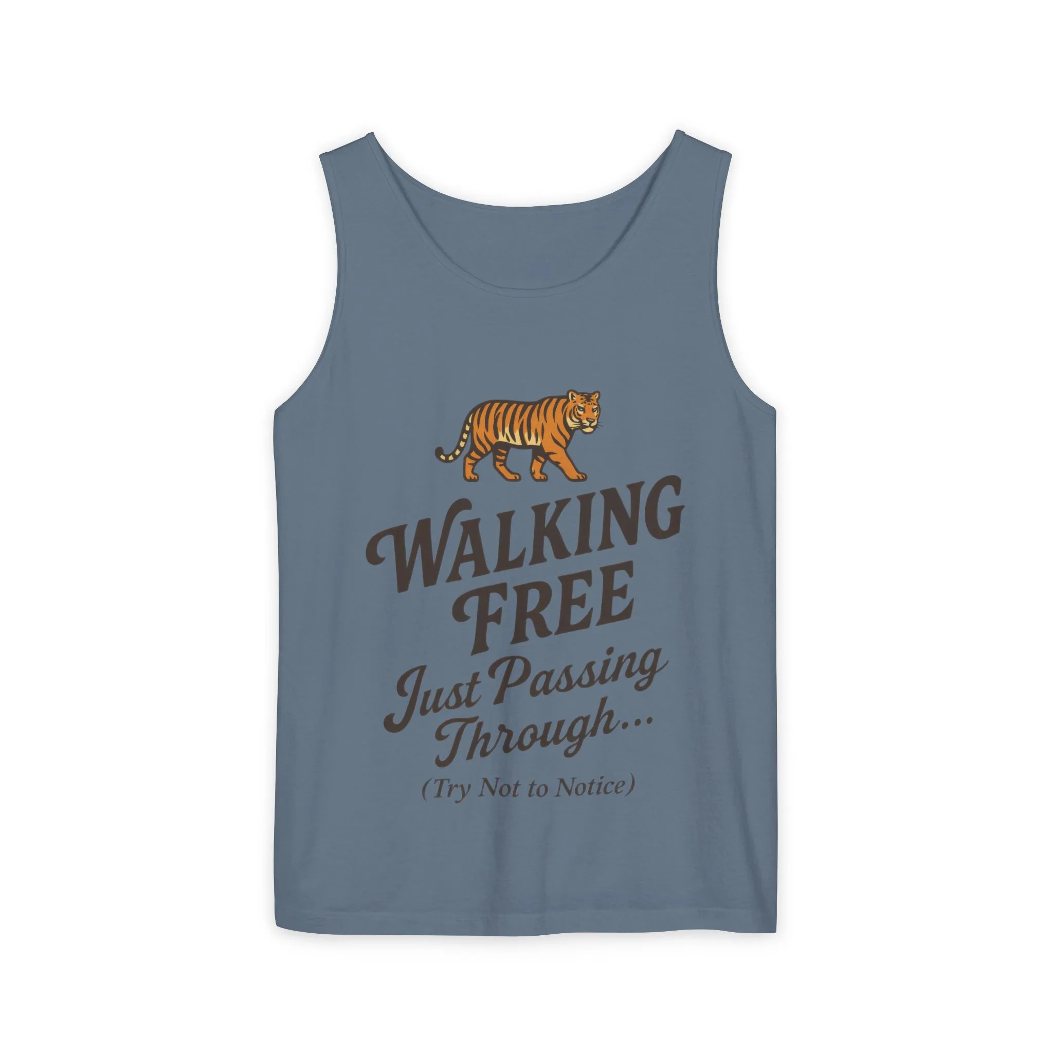 Walking Free Mens Tiger Tank Top, Funny Sleeveless Shirt - Wild Animal Summer Top, Mens Beachwear, Gift for Wild Life Lovers - Image 19