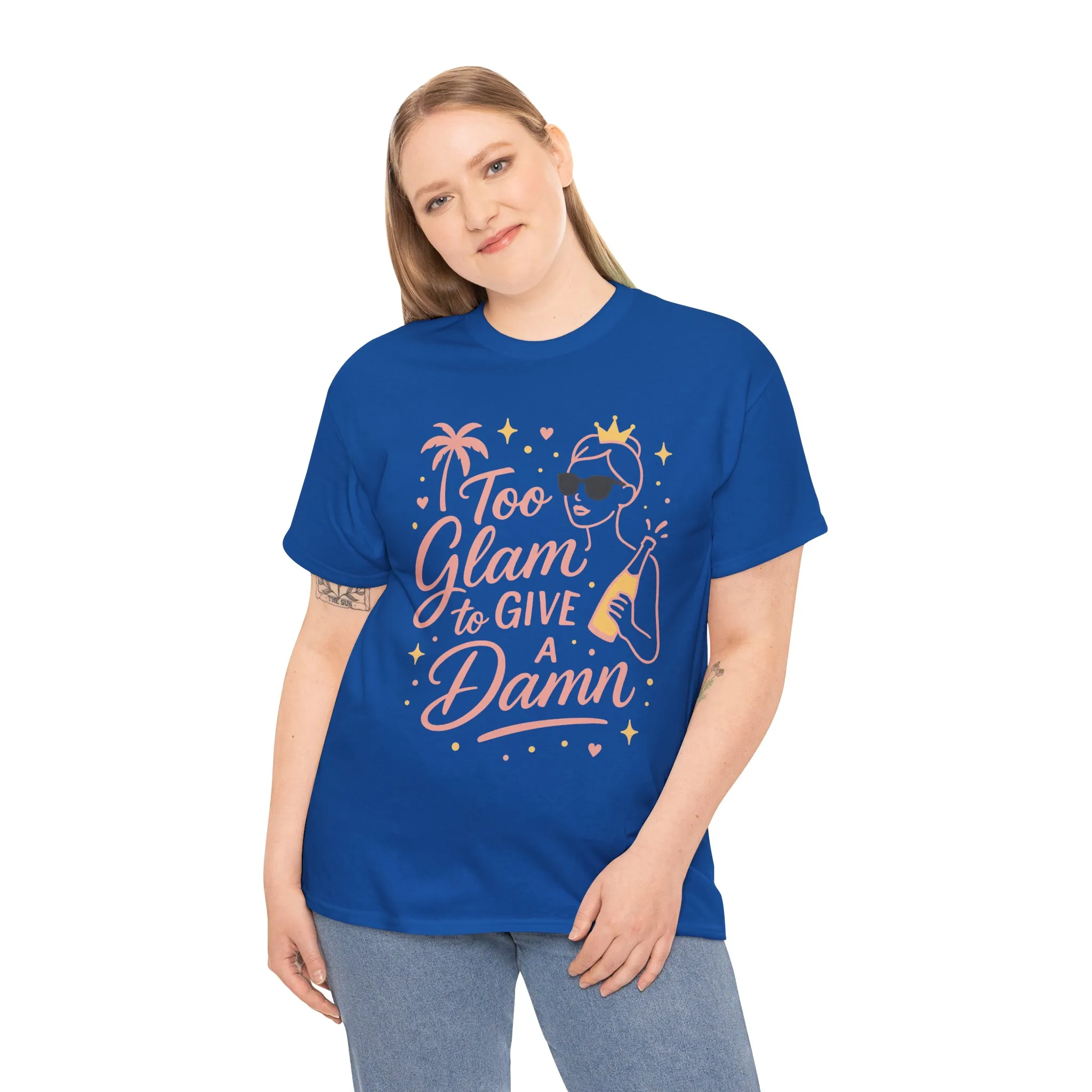 Too Glam to Give a Damn Bridal Party Shirt, Bachelorette Party Tee, Bridesmaid Wedding Tee, Hen Party Top, Bridal Shower, Bridesmaids Gift - Image 21