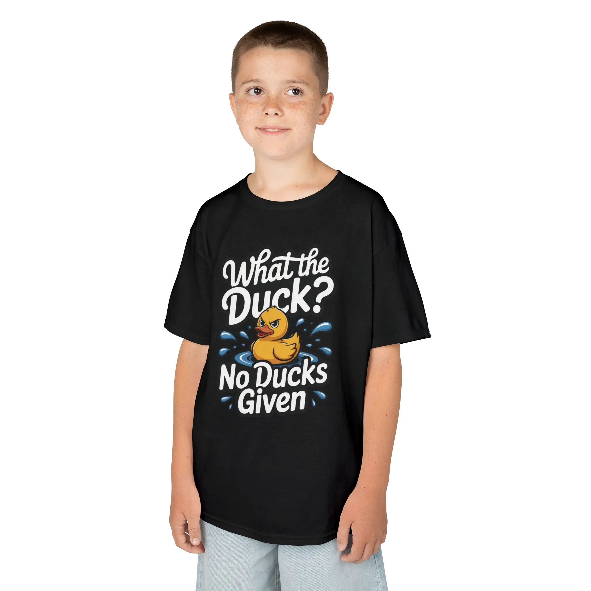 Funny Teen Duck Shirt, Kids Humor Tee, What The Duck Meme Tee, No Ducks Given Youth Tee, Sarcastic Rubber Duck Shirt, Cool Gift For Teens - Image 3