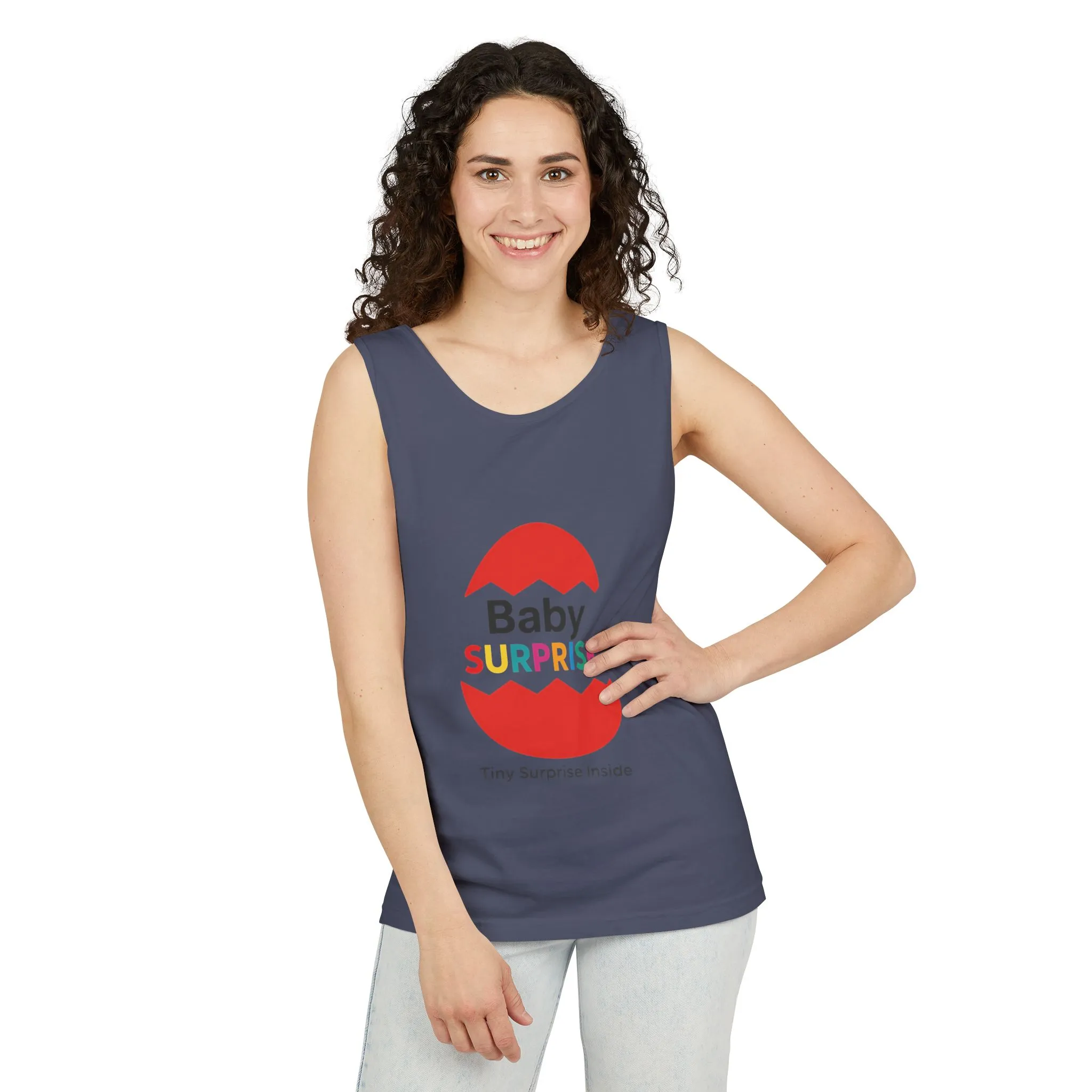 Baby Surprise Maternity Tank Top, Pregnancy Announcement Tank, Mom To Be Gift, Expecting Baby Reveal Top, Baby Shower Gift,Gender Reveal Tee - Image 14