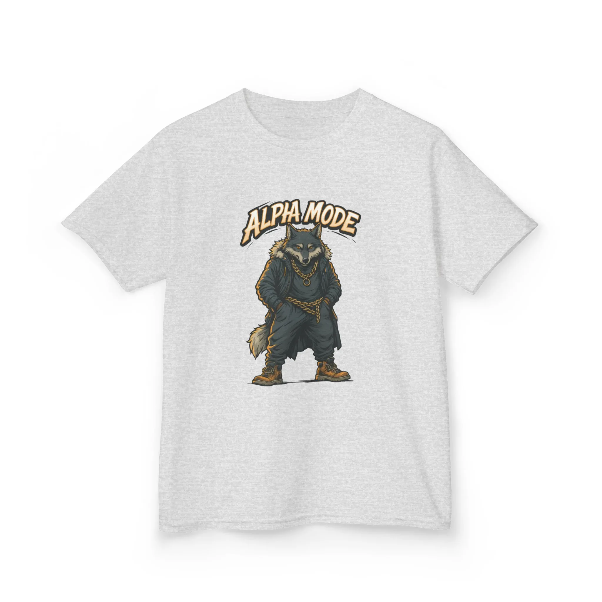 Alpha Mode Teen Wolf Shirt, Cool Youth Graphic Tee, Hip Hop Savage Wolf Tee, Graphic Kids Tee, Alpha Teen Streetwear, Wolf Gift for Teens - Image 7