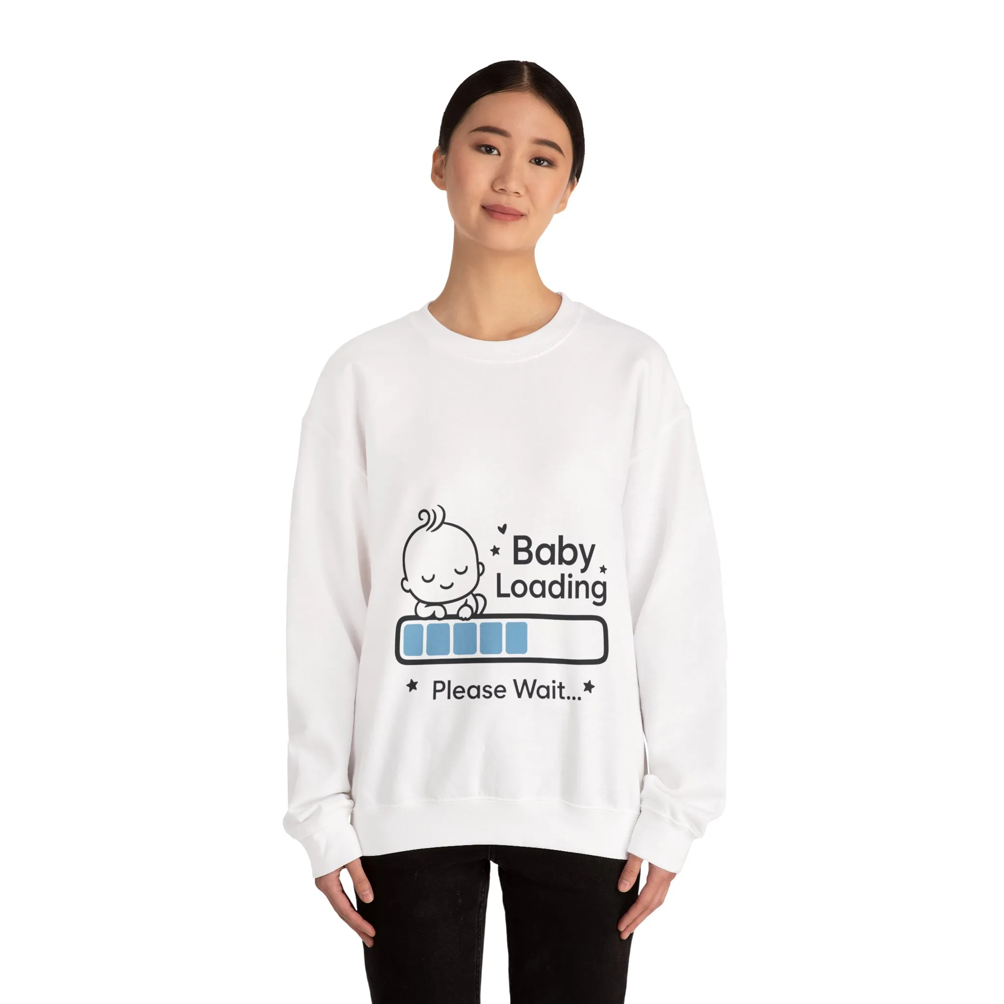 Baby Loading Maternity Sweatshirt, Pregnancy Announcement Shirt, Mom To Be Gift, Expecting Baby Gift, Pregnancy Reveal Top, Baby Shower Gift
