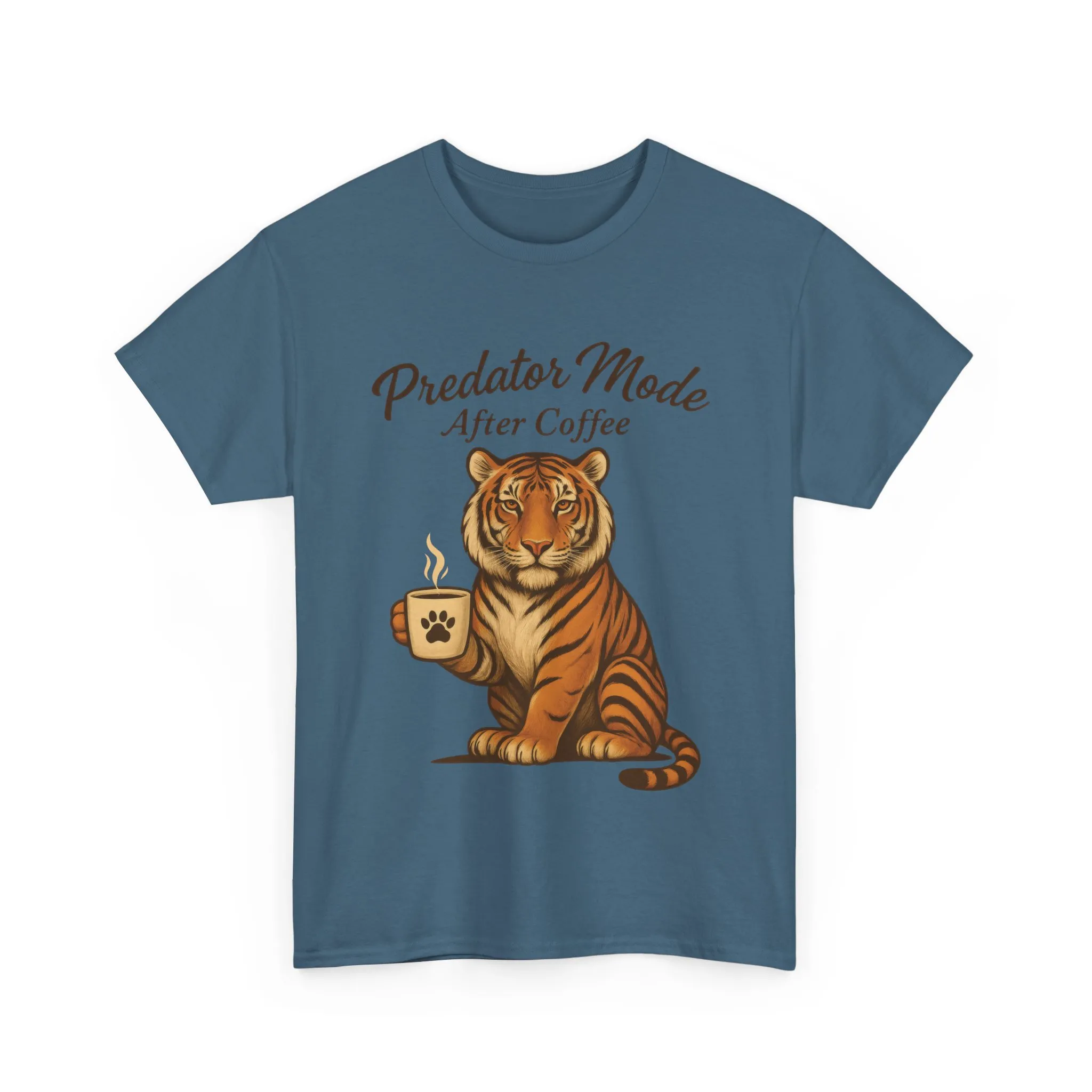 Predator Mode After Coffee Tiger Shirt, Funny Coffee Lover Tee, Mens Caffeine Graphic Tee, Morning Motivation Tiger Shirt,Coffee Addict Gift - Image 19