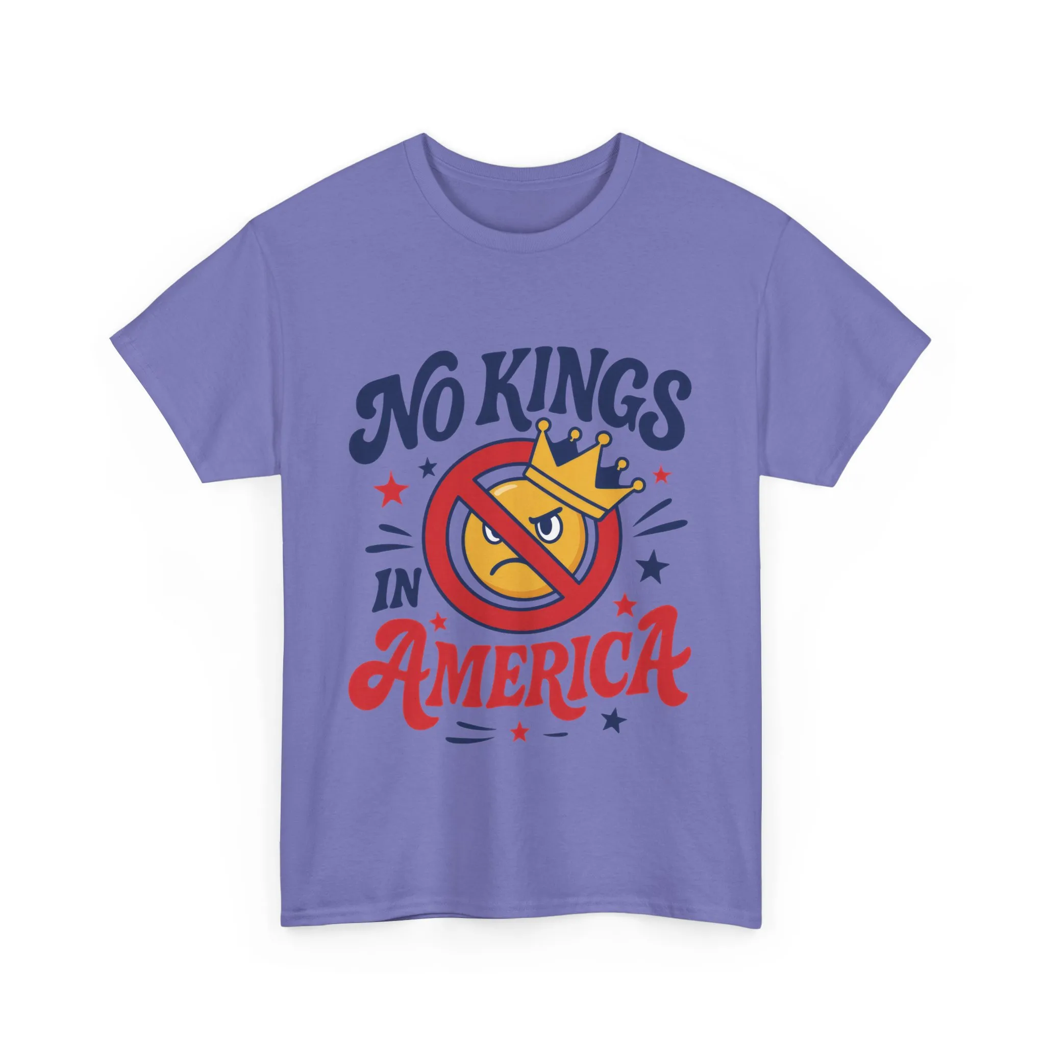 No Kings in America Unisex T-Shirt - Funny Patriotic Anti Monarchy Tee - 4th of July USA Shirt, Political Rallies, Statement Wear - Image 25