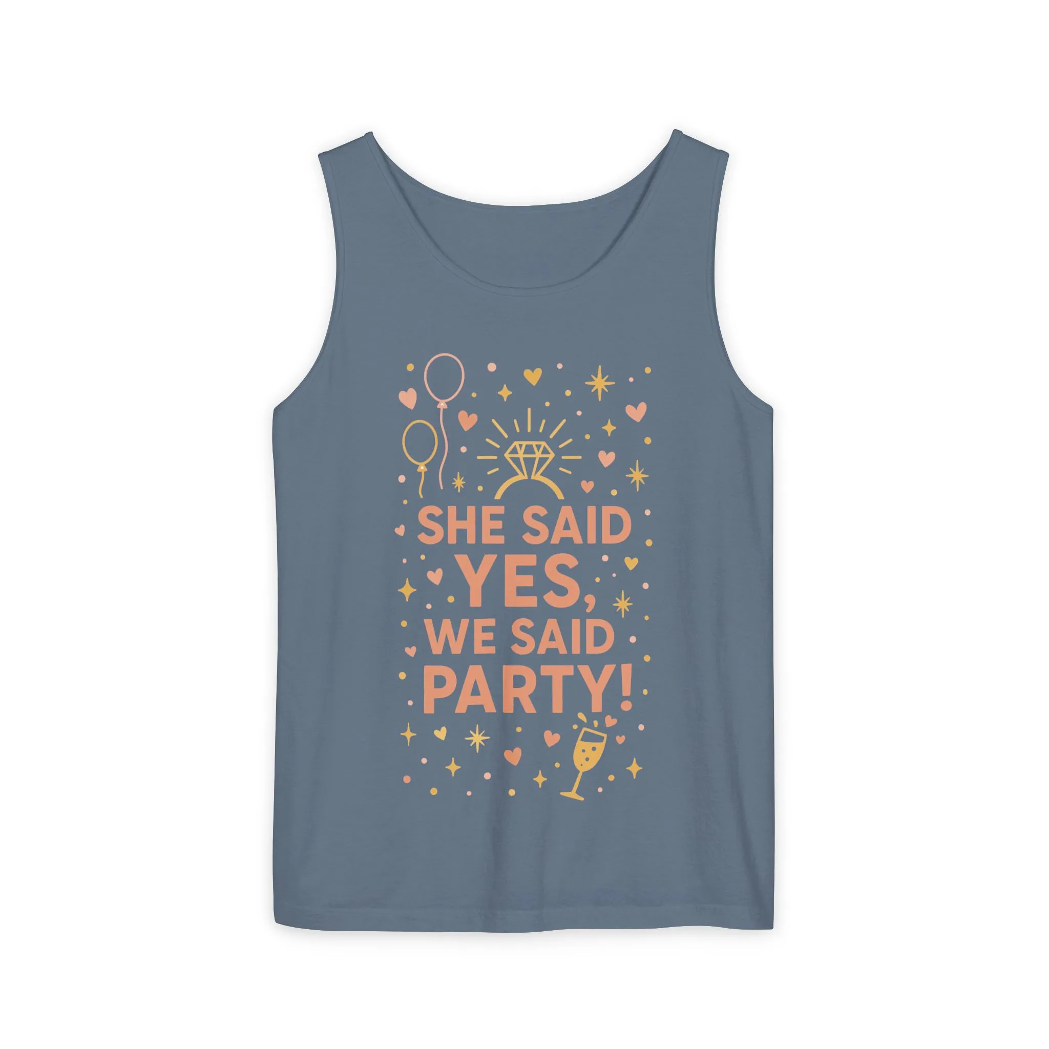 Bridal Party Tank Top, Bachelorette Party Tee, Bridesmaid Wedding Tee, Hen Party Tank, Bridal Shower, Bridesmaids Gift - Image 9