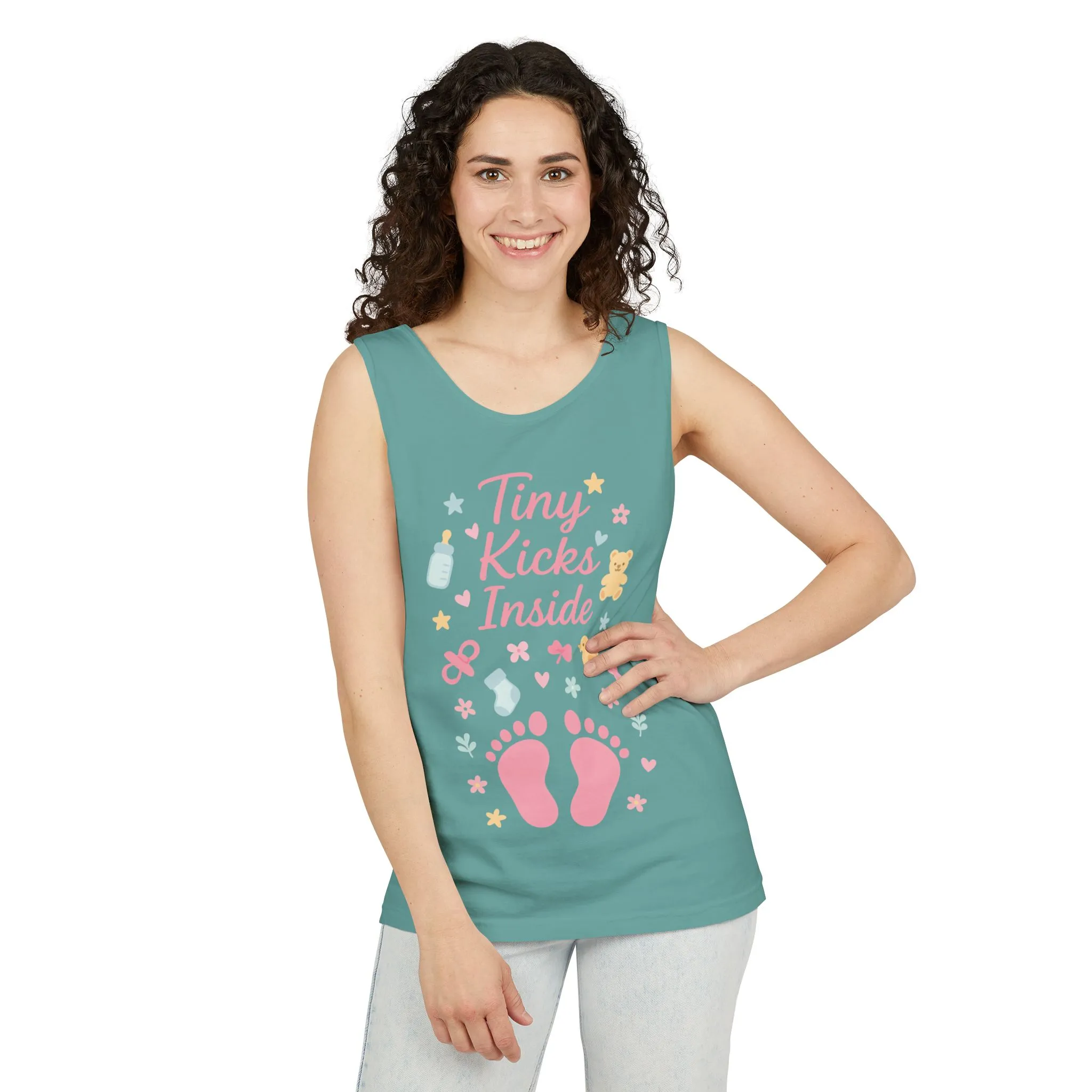 Maternity Tank Top Pregnancy Announcement Shirt, Cute Mom To Be Gift, Expecting Baby Gift, Pregnancy Reveal Top, Baby Shower Shirt - Image 22