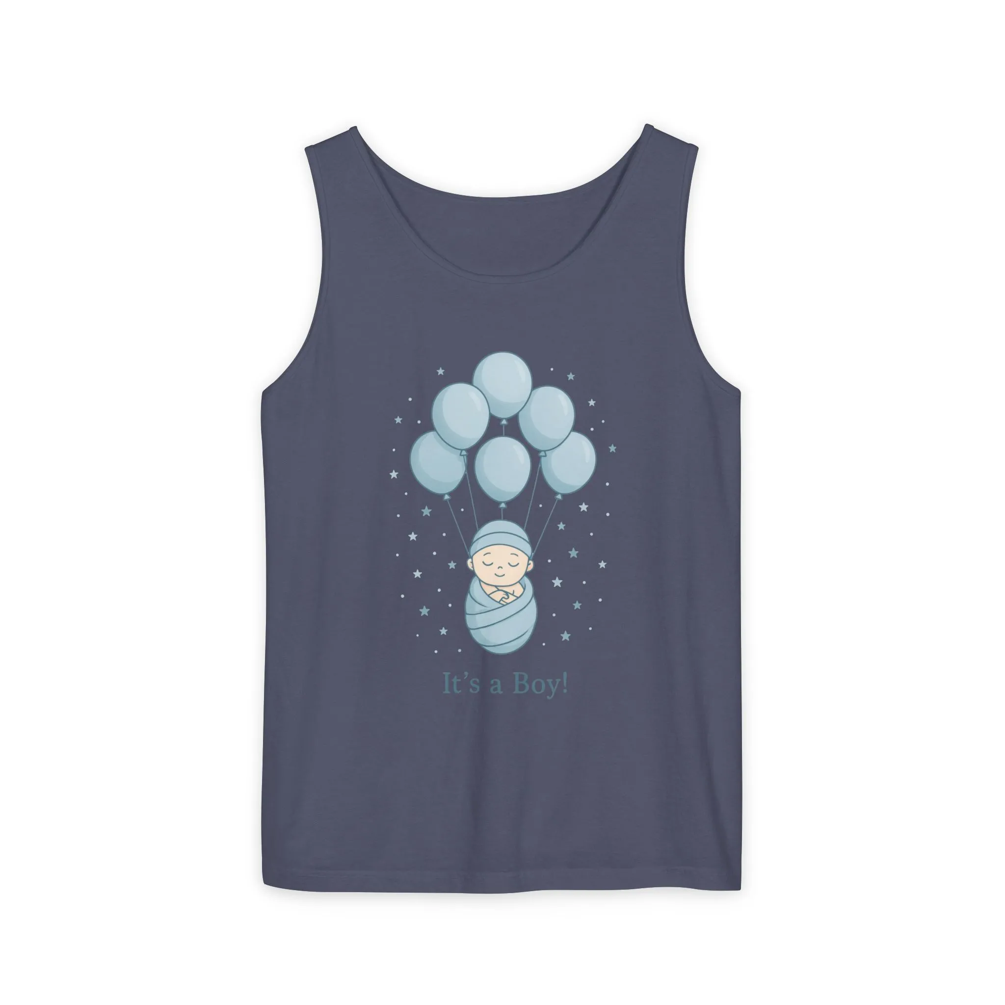 Its a Boy Maternity Tank Top, Baby Boy Pregnancy Announcement Tank, Gender Reveal Mom To Be Gift, Expecting Baby Shower Top - Image 11