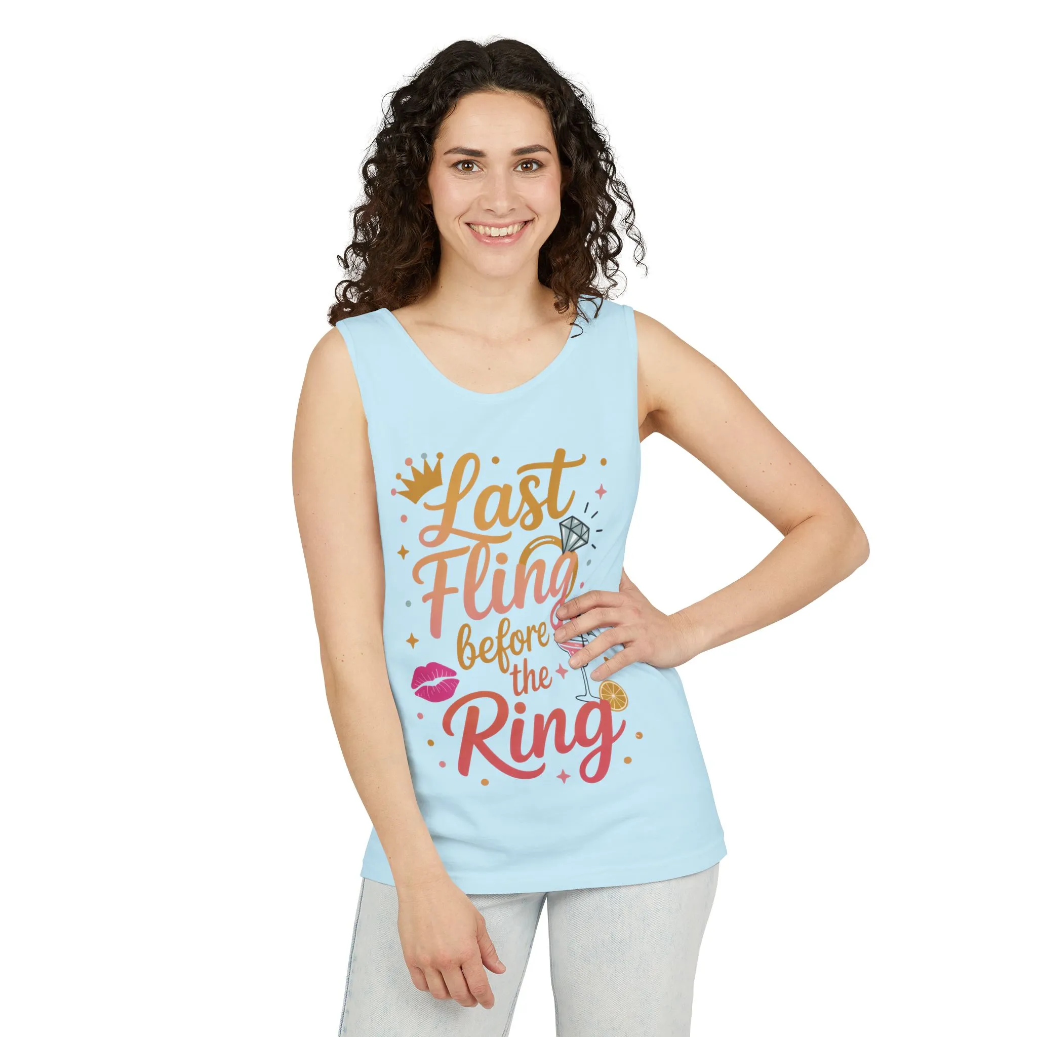 Last Fling Before the Ring T-Shirt, Bachelorette Party Tee, Bridesmaid Wedding Tee, Hen Party Shirts, Bridal Shower, Bridesmaids Gift - Image 12