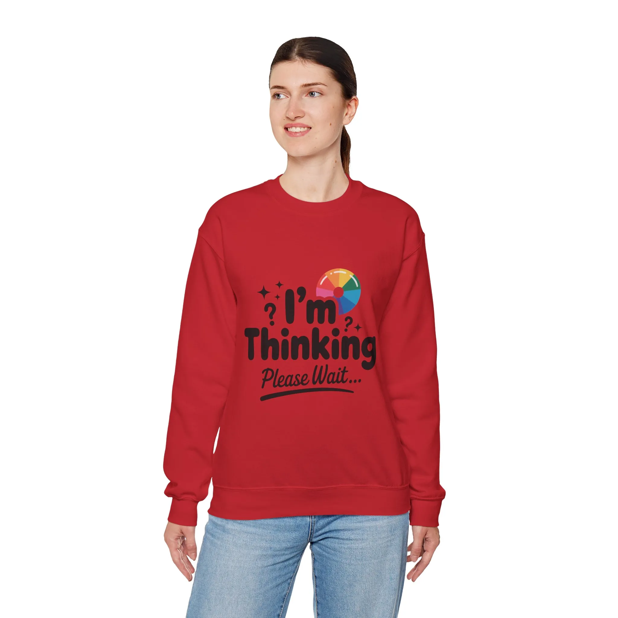 Playful Thinking Womens Sweatshirt, Thoughtful Gift, Geeky Gift for Introverts, Programmers, Designers, , Comfy Crewneck for Creative Minds