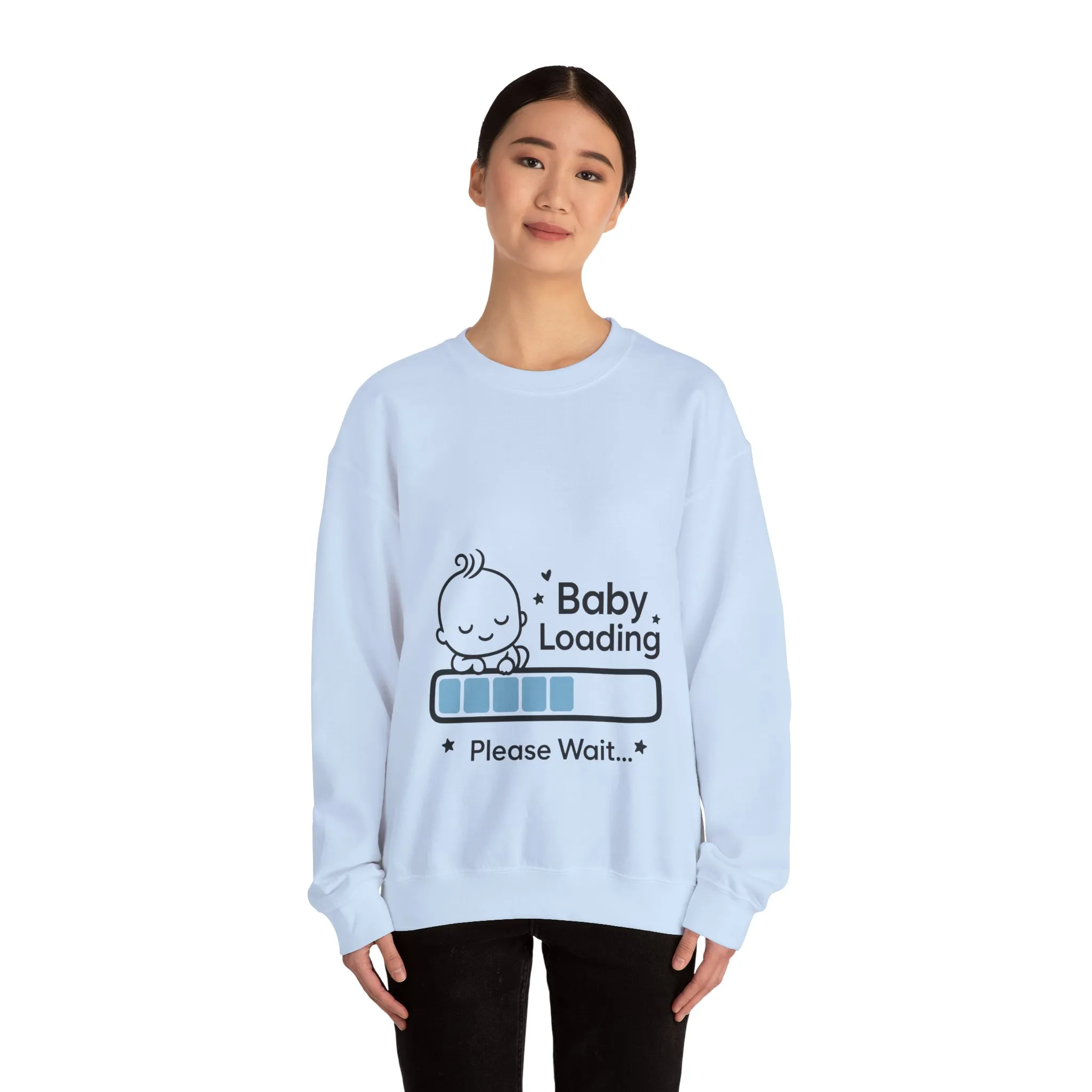 Baby Loading Maternity Sweatshirt, Pregnancy Announcement Shirt, Mom To Be Gift, Expecting Baby Gift, Pregnancy Reveal Top, Baby Shower Gift - Image 11