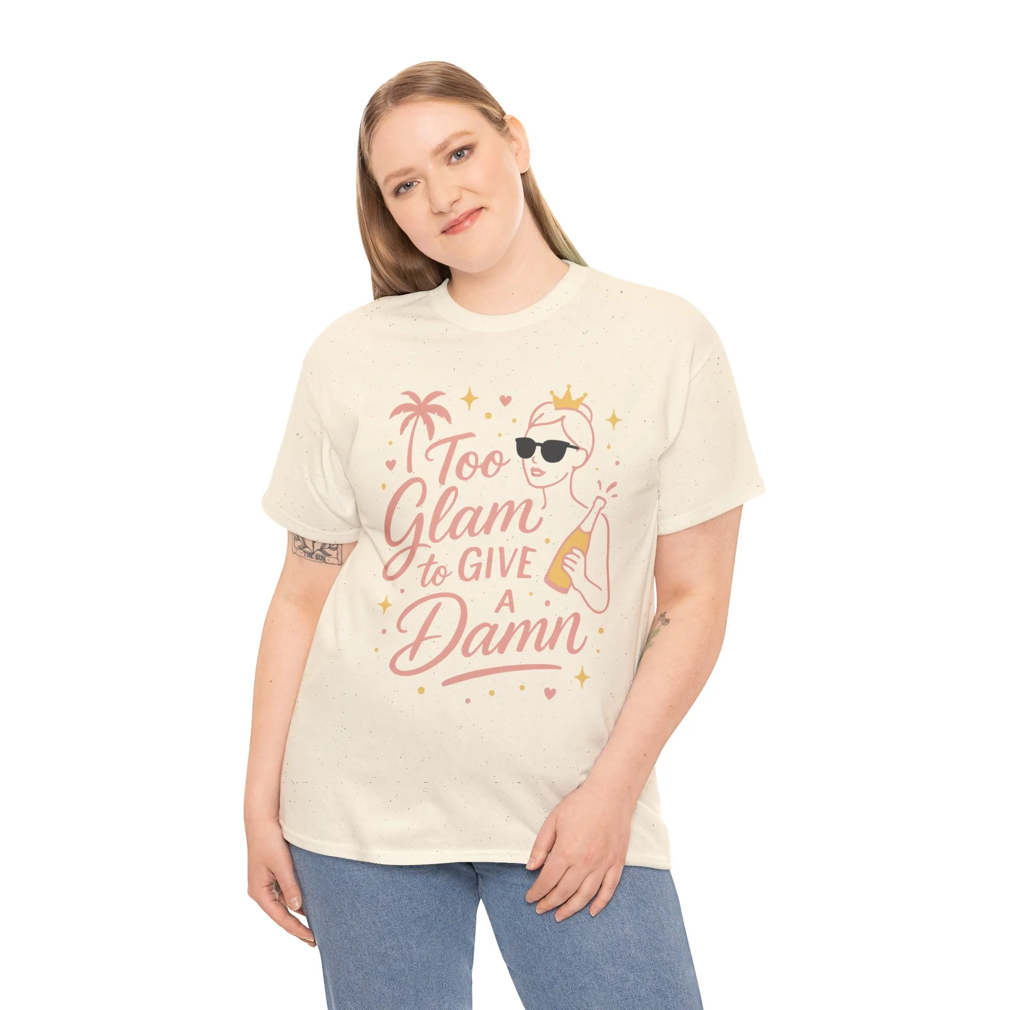 Too Glam to Give a Damn Bridal Party Shirt, Bachelorette Party Tee, Bridesmaid Wedding Tee, Hen Party Top, Bridal Shower, Bridesmaids Gift - Image 9