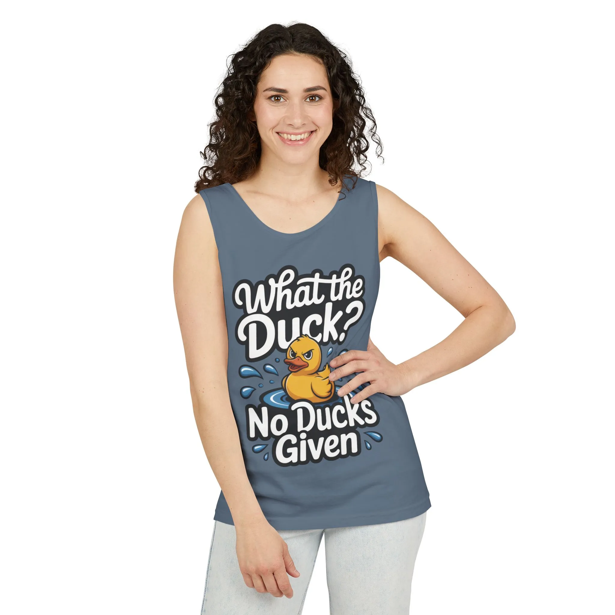 Funny Duck Tank Top for Summer - No Ducks Given Tee - What The Duck Mens T-Shirt - Sarcastic Rubber Duck Graphic, Humor Gift For Him - Image 13