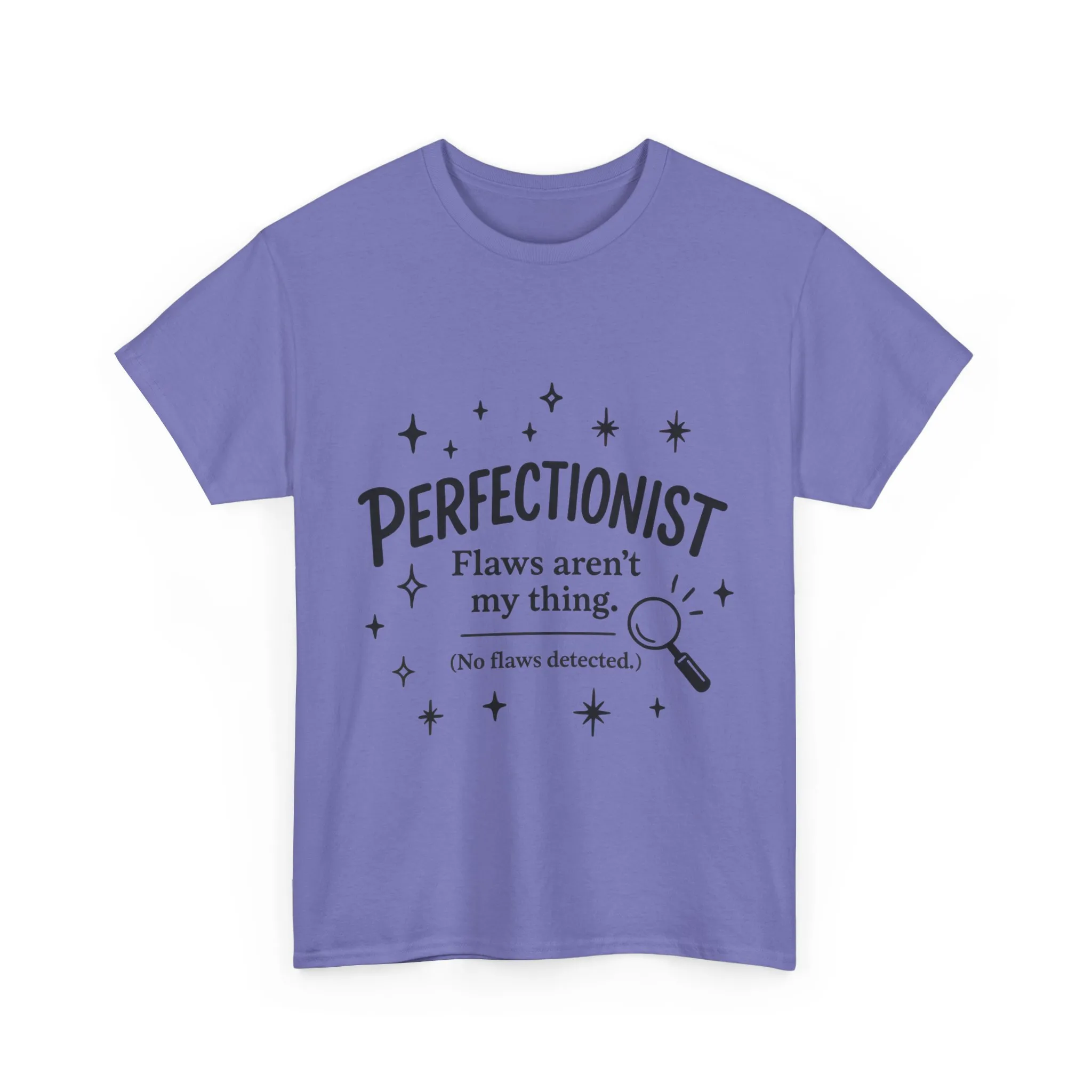 Funny Perfectionist T-Shirt for Women, No Flaws Detected Graphic Tee, Minimalist Humor Shirt, Gift for OCD, Flawless Queen - Image 28