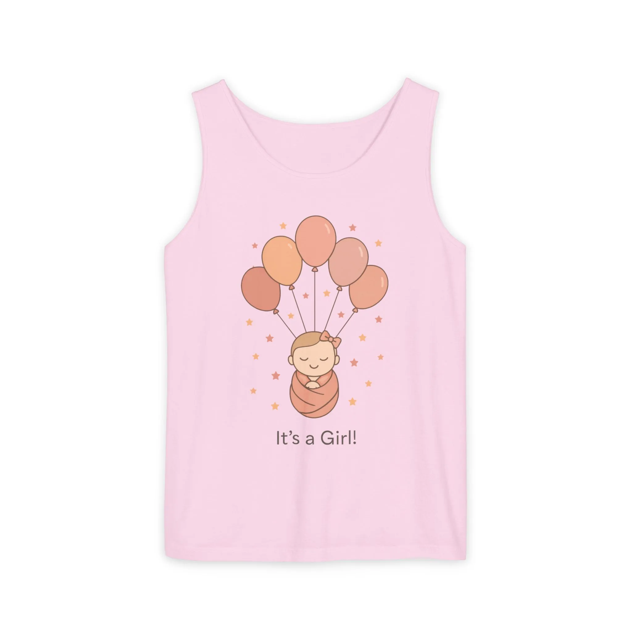 It's a Girl! Baby Shower Tank Top, Baby Girl Pregnancy Announcement Shirt, Gender Reveal Mom To Be Gift, Expecting Baby Shower Top - Image 17