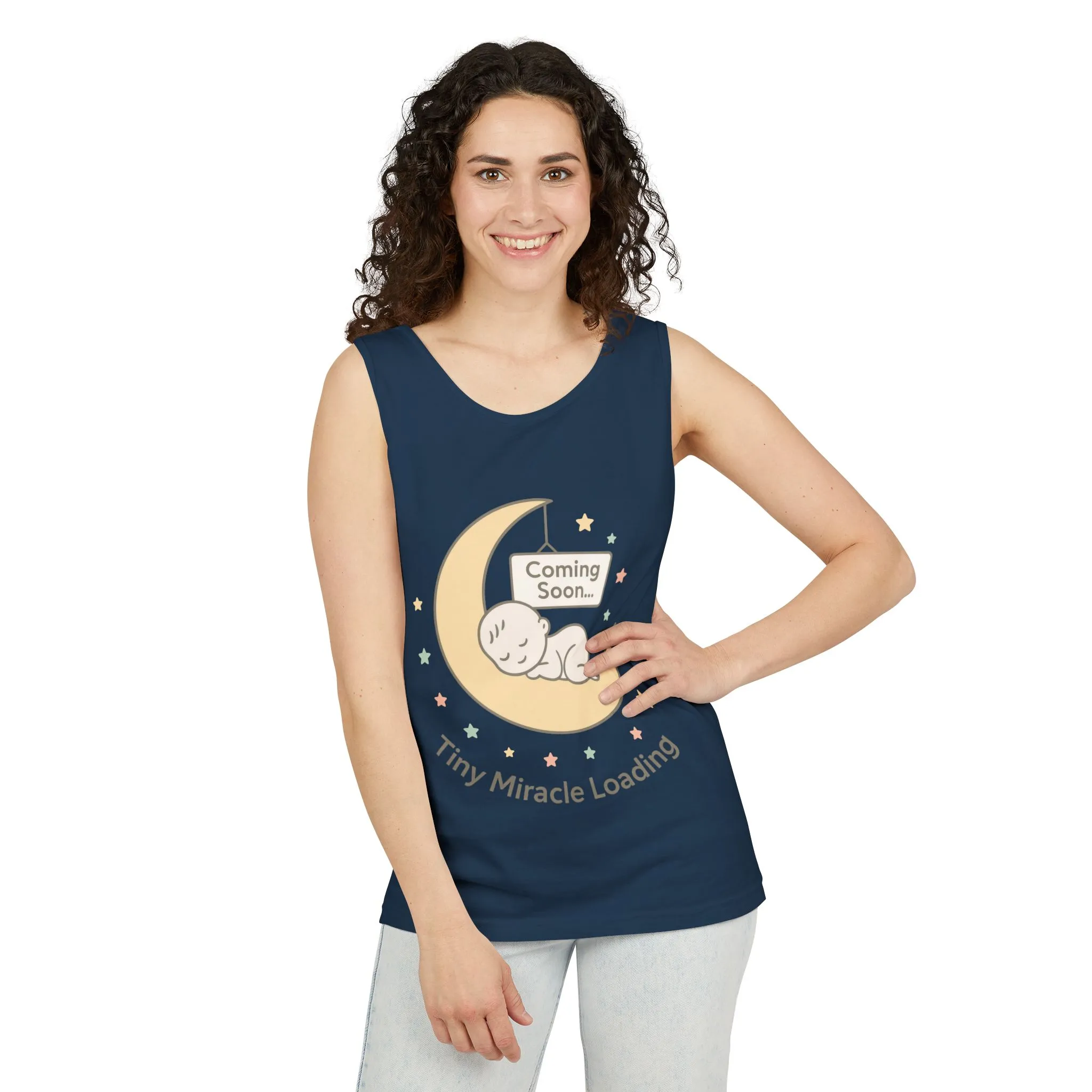 Maternity Tank Top, Coming Soon Pregnancy Announcement Top, Mom To Be Gift, Expecting Baby Reveal Tee, Baby Shower Top, Gender Reveal Top - Image 14