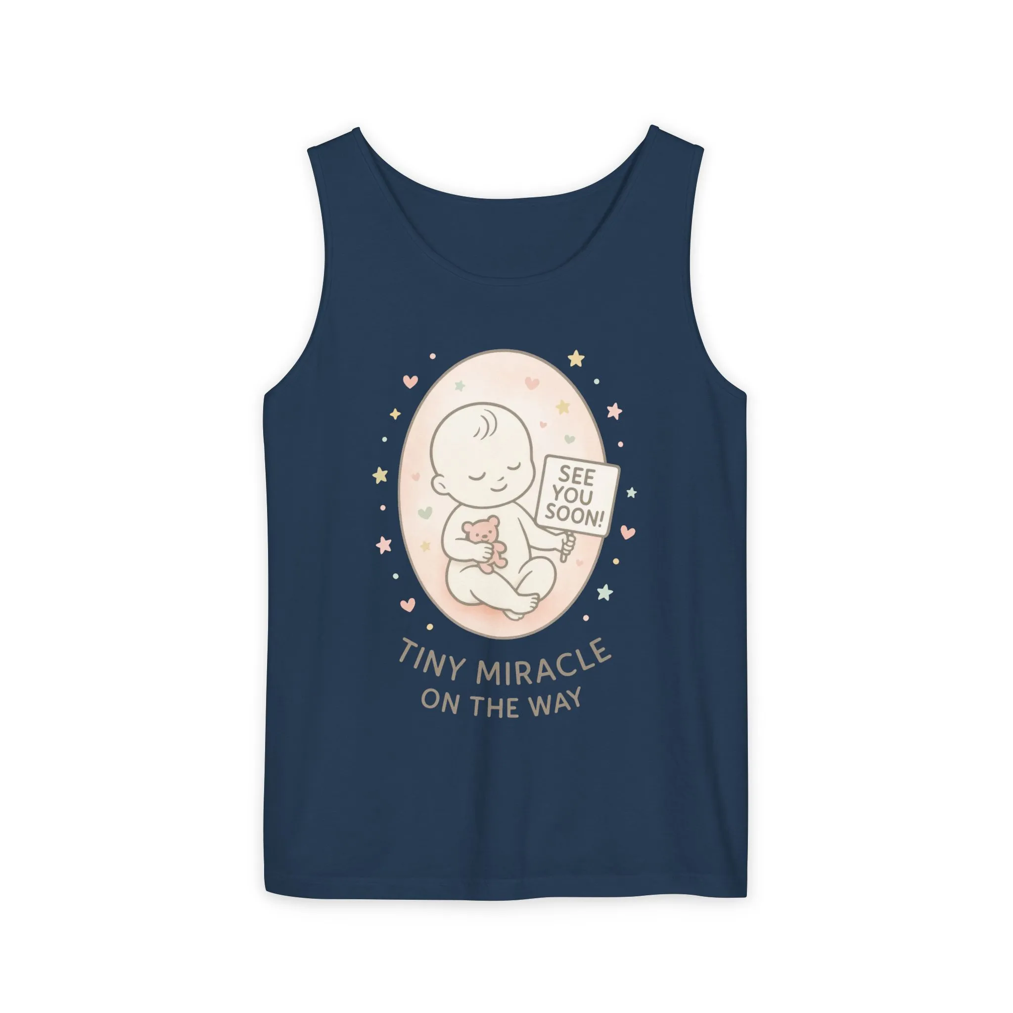 Coming Soon Maternity Tank Top, Cute Baby Pregnancy Announcement Shirt, Expecting Mom Gift, Gender Reveal Tee, Baby Shower Gift - Image 17