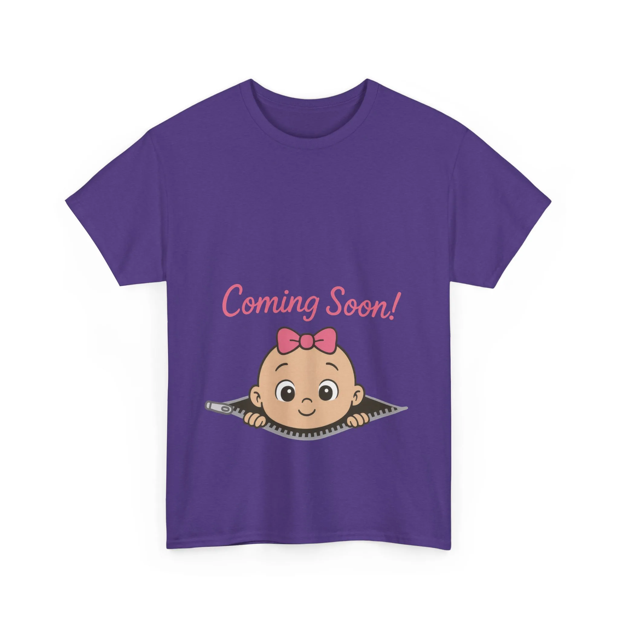 Coming Soon Maternity T-Shirt, Cute Baby Girl Pregnancy Announcement Shirt, Expecting Mom Gift, Gender Reveal Tee, Baby Shower Gift - Image 25