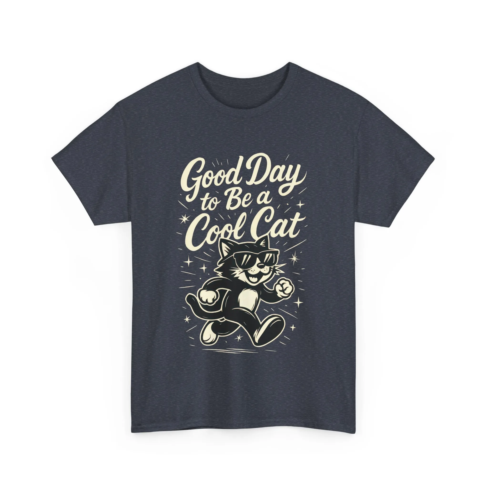 Good Day to Be a Cool Cat Womens Shirt - Funny Retro Kitty Graphic Tee for Women - Cute Cat Lover Gift, Fun T-Shirt, Unique Everyday Wear - Image 16