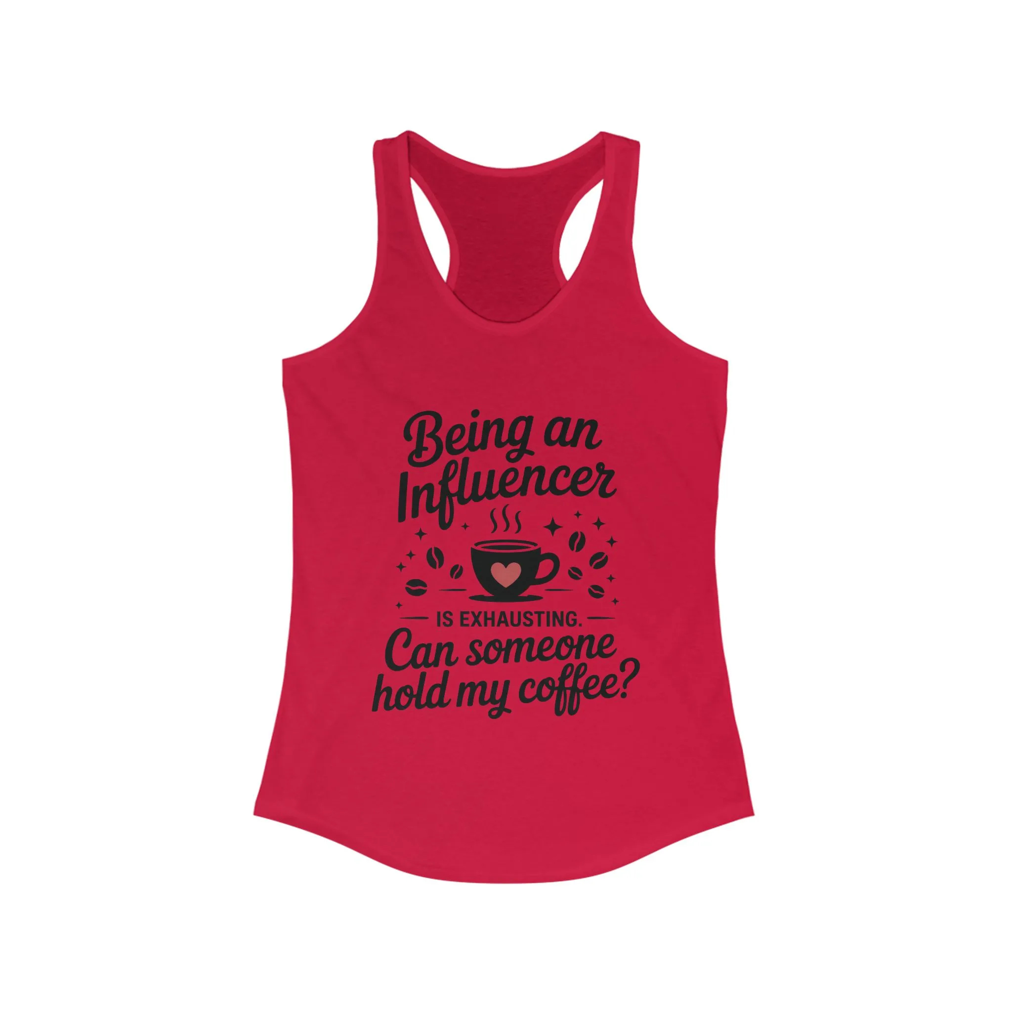 Womens Influencer Coffee Tank Top, Social Media Humor Tank, Content Creators, instagram girl top, tiktok fashion, Perfect for Coffee Lovers - Image 17