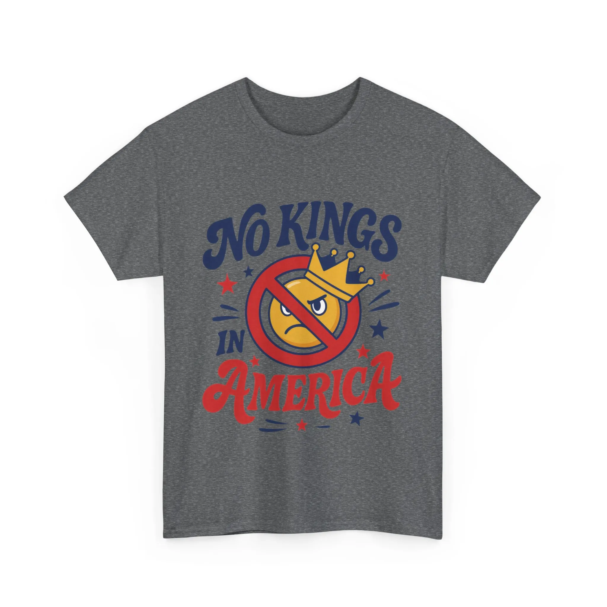 No Kings in America Unisex T-Shirt - Funny Patriotic Anti Monarchy Tee - 4th of July USA Shirt, Political Rallies, Statement Wear - Image 10