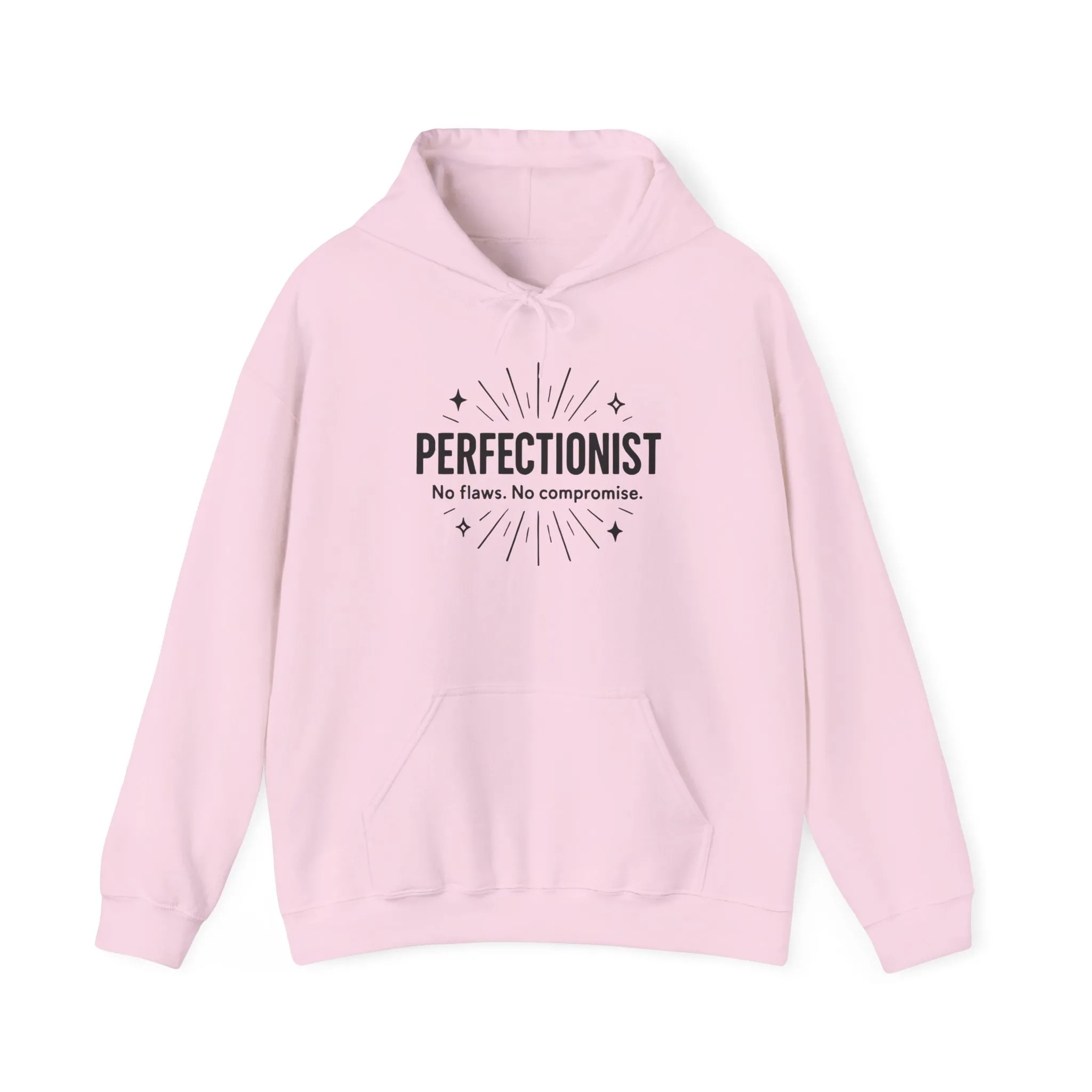 Womens Perfectionist Hoodie, Minimalist No Flaws Sweatshirt, Empowered Clean Look Pullover, Gift for Organized Women - Image 25