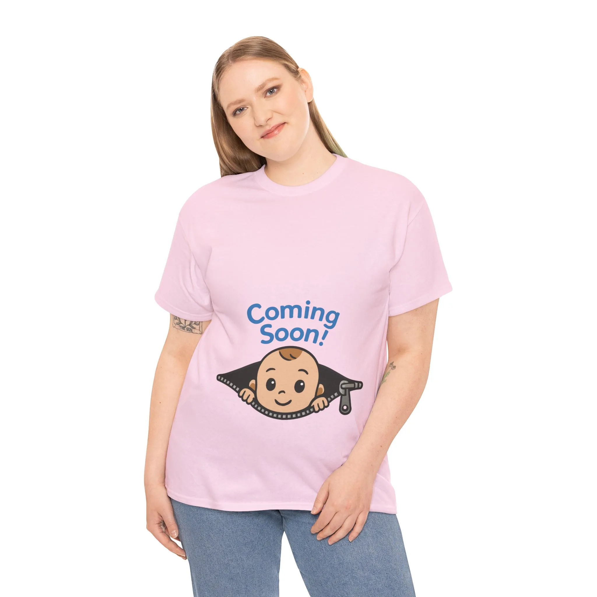 Coming Soon Maternity Tee, Cute Baby Boy Pregnancy Announcement Tee, Funny Expecting Mom Gift, Gender Reveal Tee, Baby Shower Top - Image 24