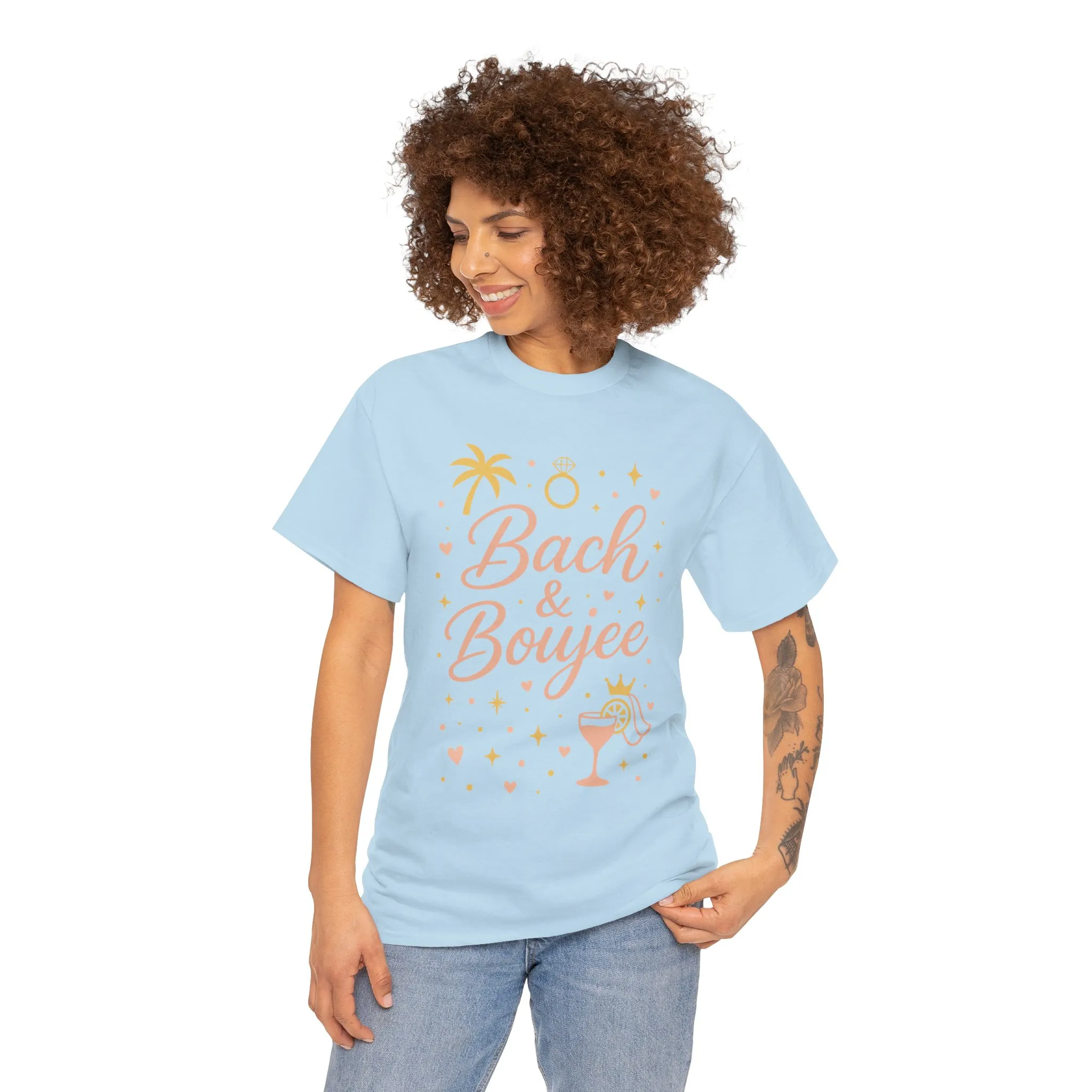 Bach & Boujee Bridal Party Shirt, Bachelorette Party Tee, Bridesmaid Wedding Tee, Hen Party Top, Bridal Shower, Bridesmaids Gift - Image 14
