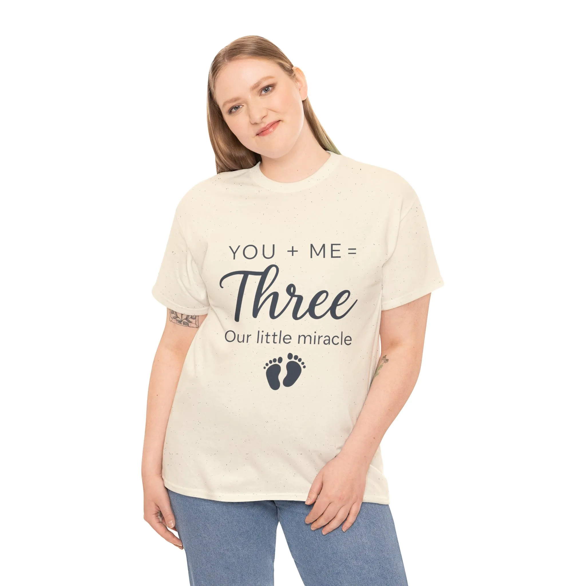 Maternity T-Shirt, Cute Pregnancy Announcement Shirt, Our Little Miracle Expecting Mom Gift, Baby Reveal Tee, Baby Showers Gift - Image 15