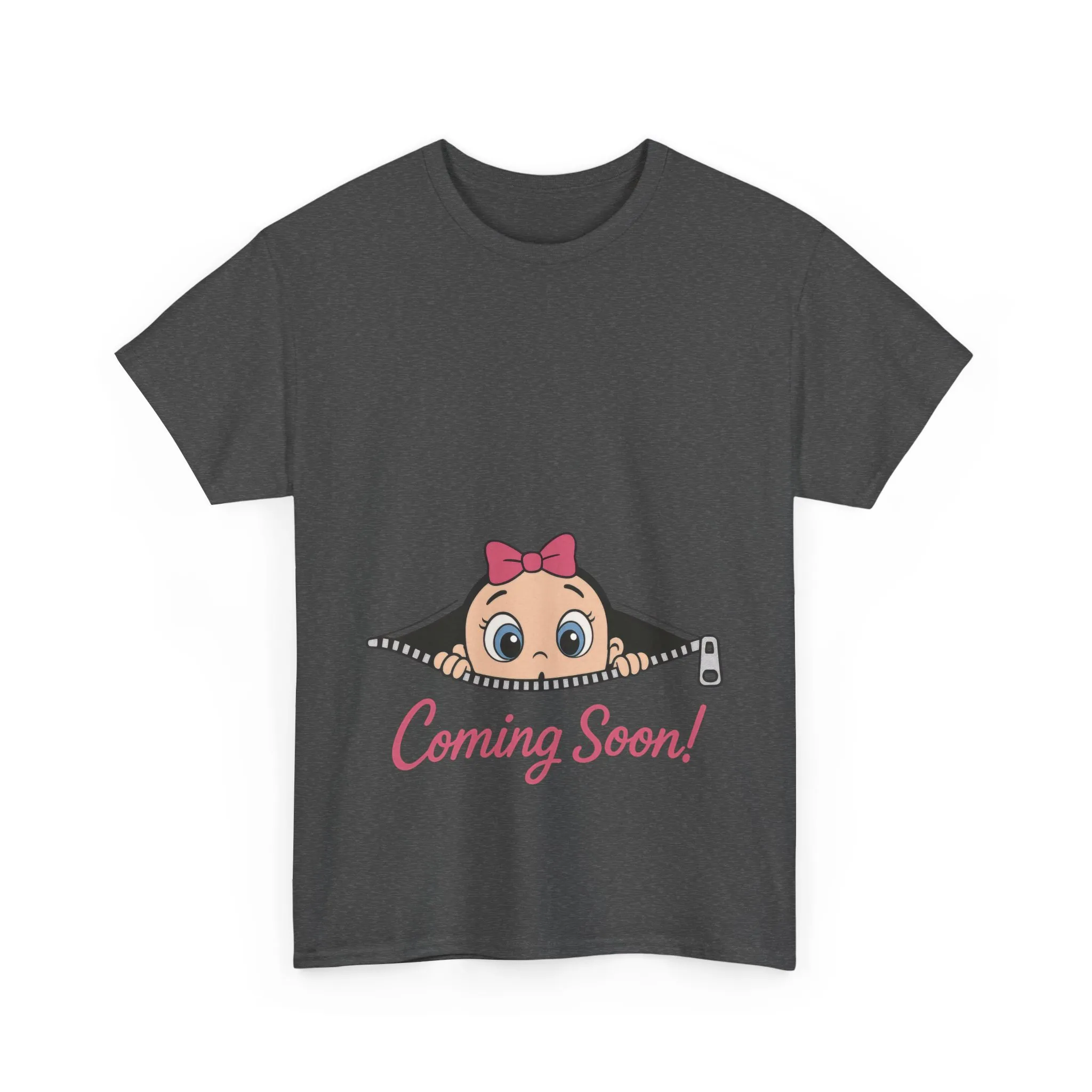 Coming Soon Maternity T-Shirt, Cute Baby Girl Pregnancy Announcement Shirt, Expecting Mom Gift, Gender Reveal Tee, Baby Shower Gift - Image 13