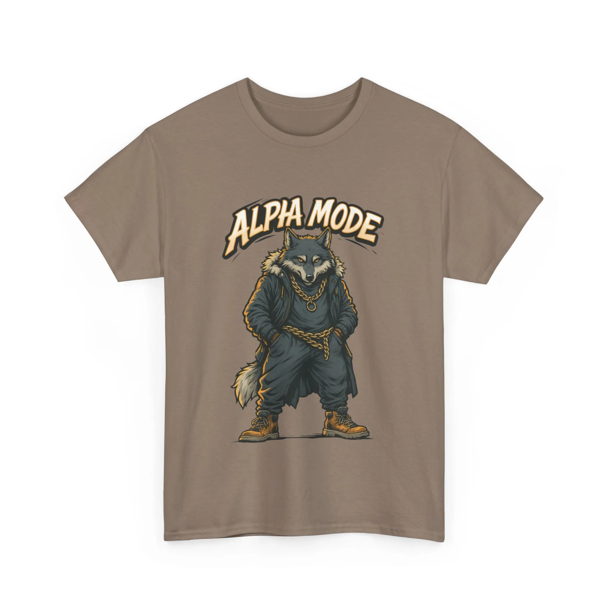 Alpha Mode Wolf Shirt, Mens Streetwear Graphic Tee, Hip Hop Wolf T-Shirt, Alpha Male Power Shirt, Cool Urban Wolf Gift, Trendy Summer Shirt - Image 13