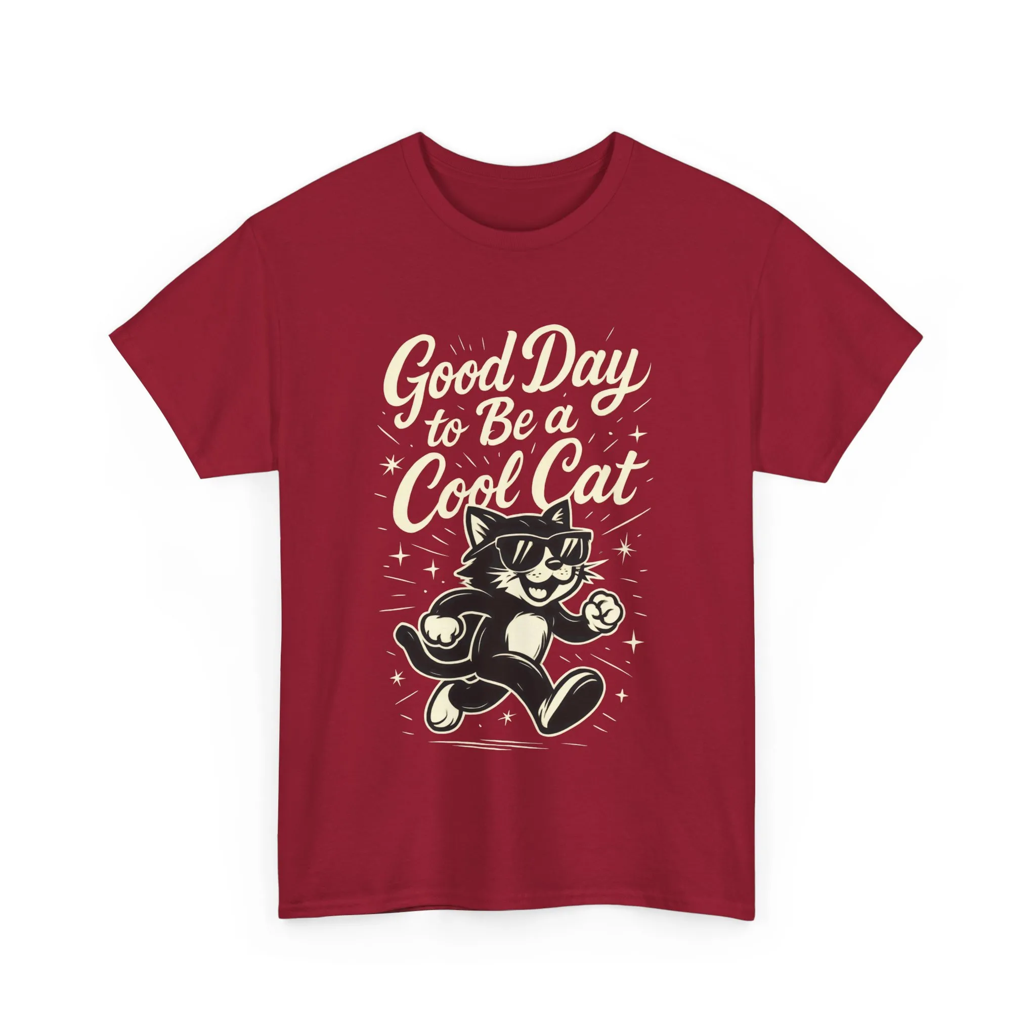 Good Day to Be a Cool Cat Womens Shirt - Funny Retro Kitty Graphic Tee for Women - Cute Cat Lover Gift, Fun T-Shirt, Unique Everyday Wear - Image 25