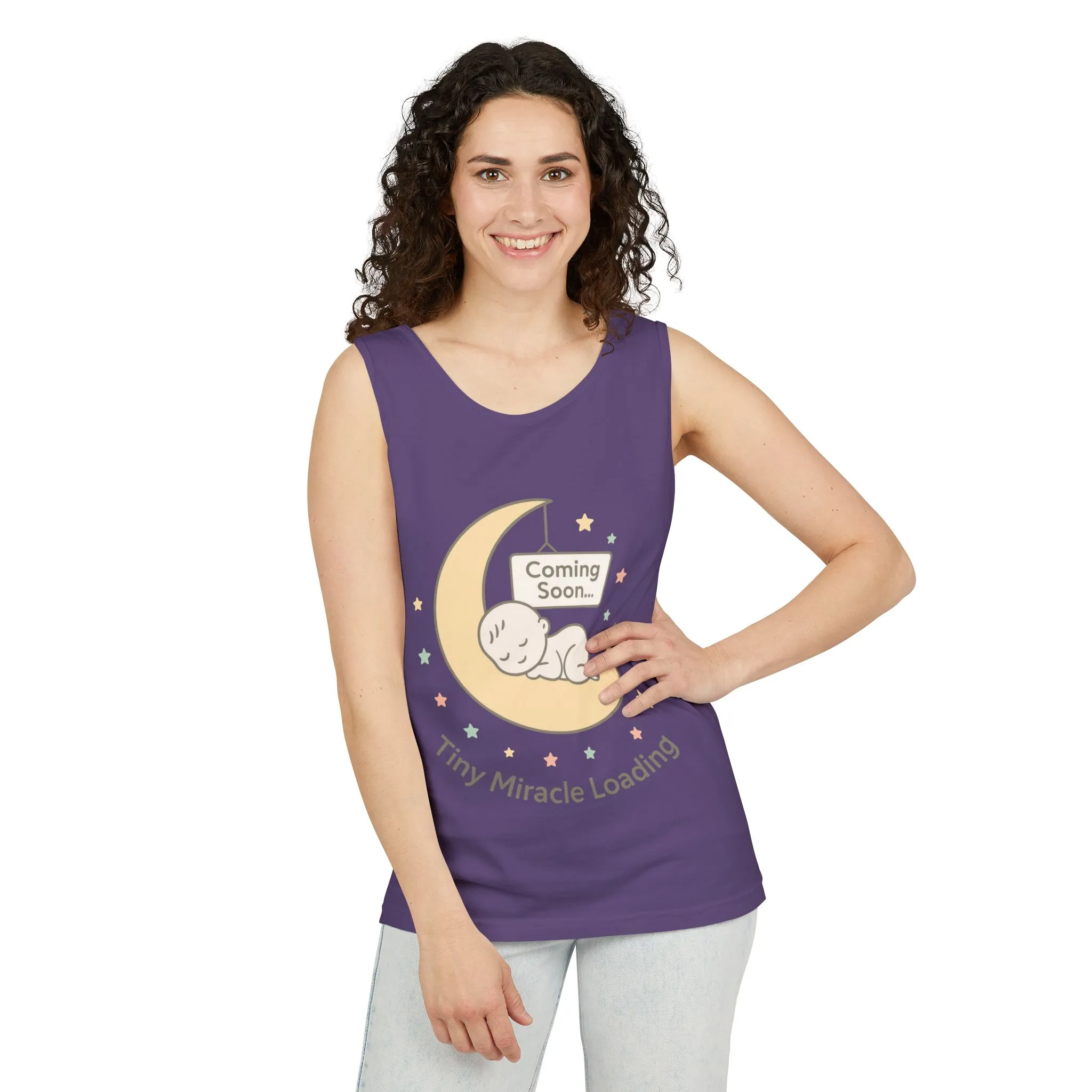 Maternity Tank Top, Coming Soon Pregnancy Announcement Top, Mom To Be Gift, Expecting Baby Reveal Tee, Baby Shower Top, Gender Reveal Top - Image 18