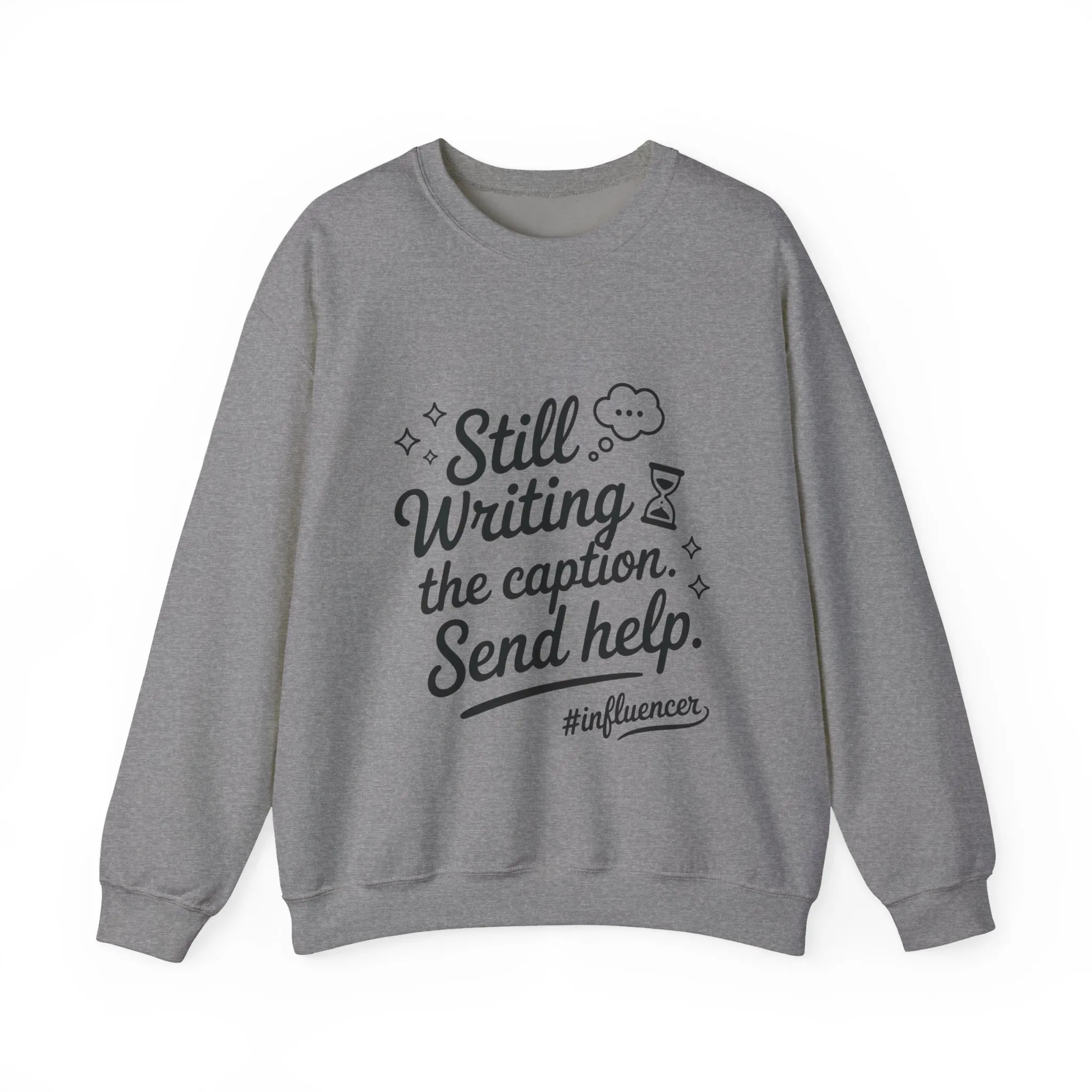 Funny Influencer Womens Sweatshirt, Cozy Oversized Crewneck, Social Media Humor Gift, Influencer Sweatshirt for Writers, social media gift - Image 13