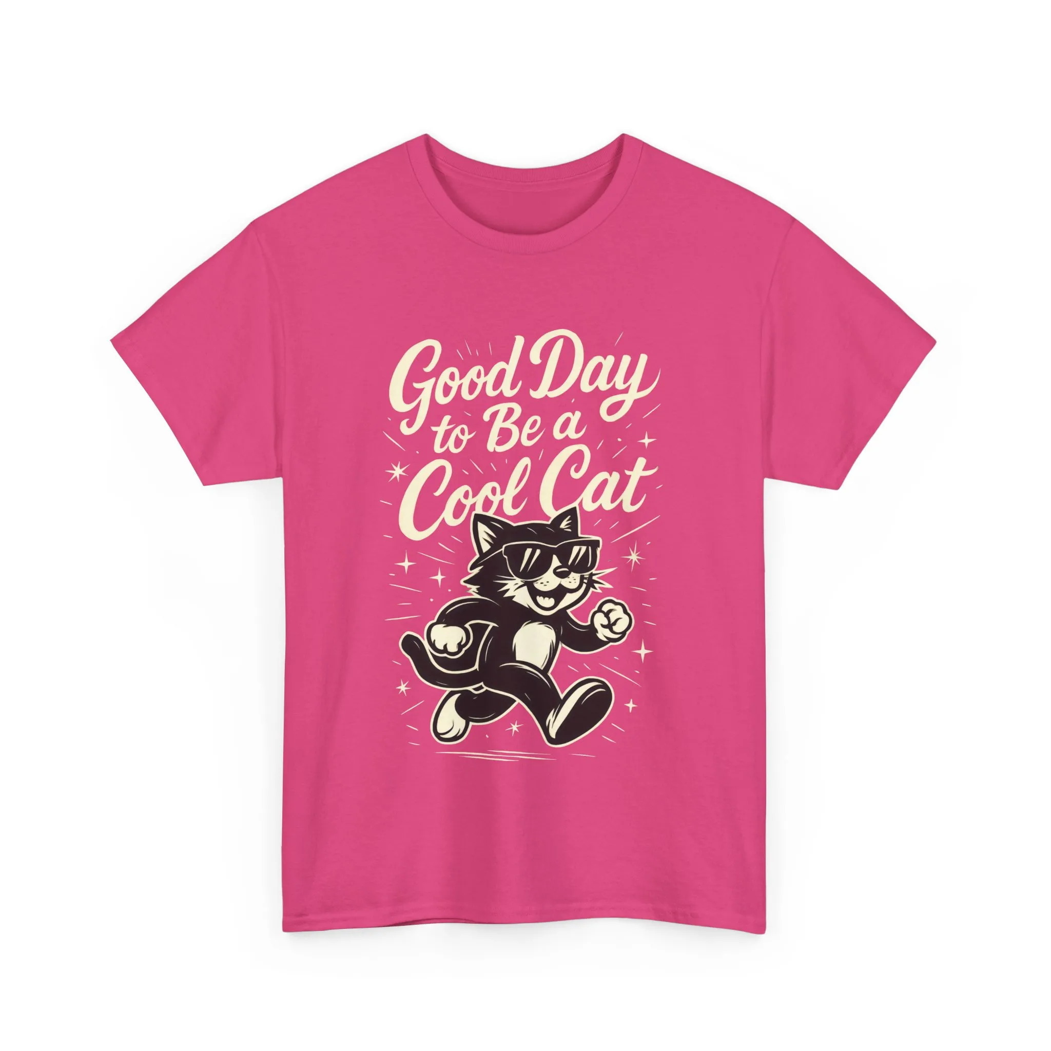 Good Day to Be a Cool Cat Womens Shirt - Funny Retro Kitty Graphic Tee for Women - Cute Cat Lover Gift, Fun T-Shirt, Unique Everyday Wear - Image 22