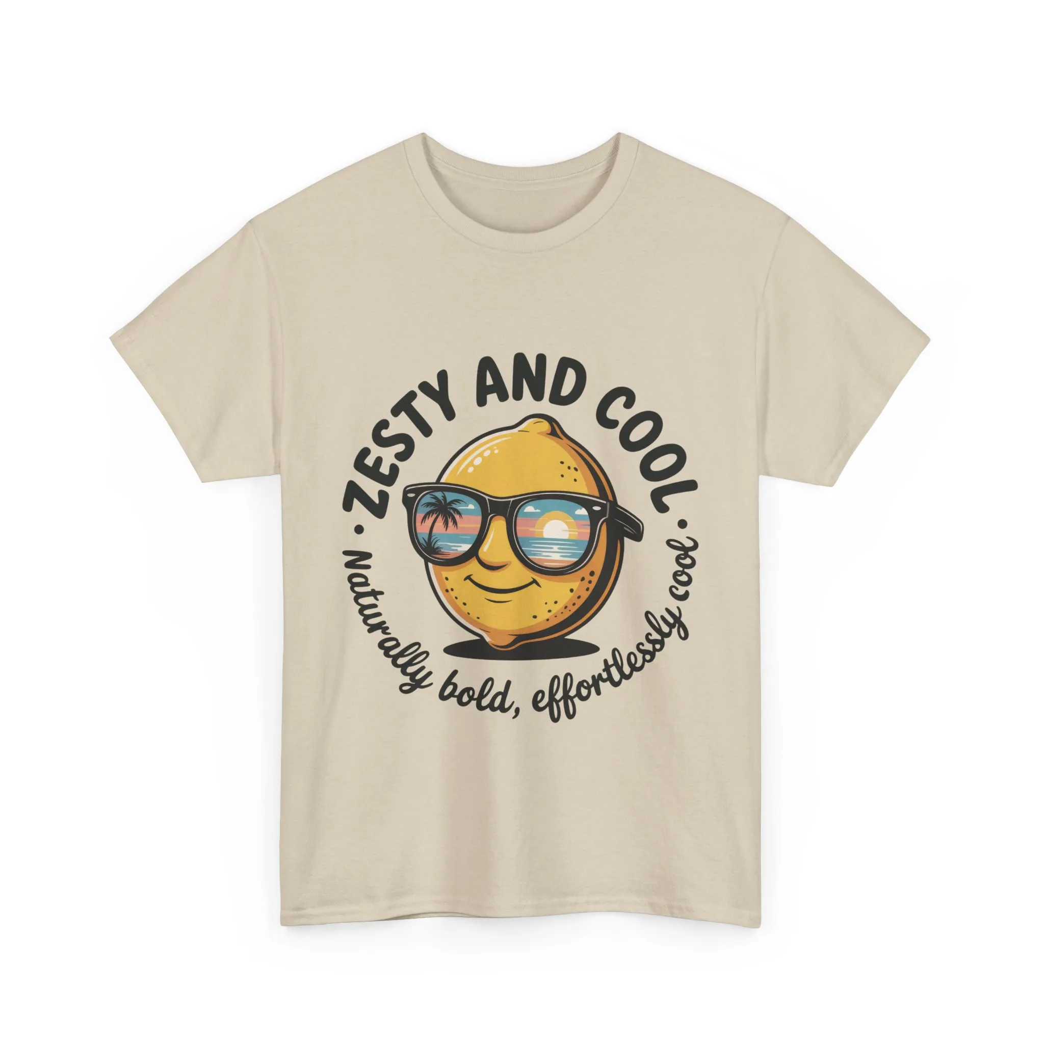 Zesty and Cool Mens Tee, Stylish Casual Shirt, Summer Outing Apparel, Fun Gift for Friends, Lemon Graphic T-Shirt, Birthday Present Idea - Image 7