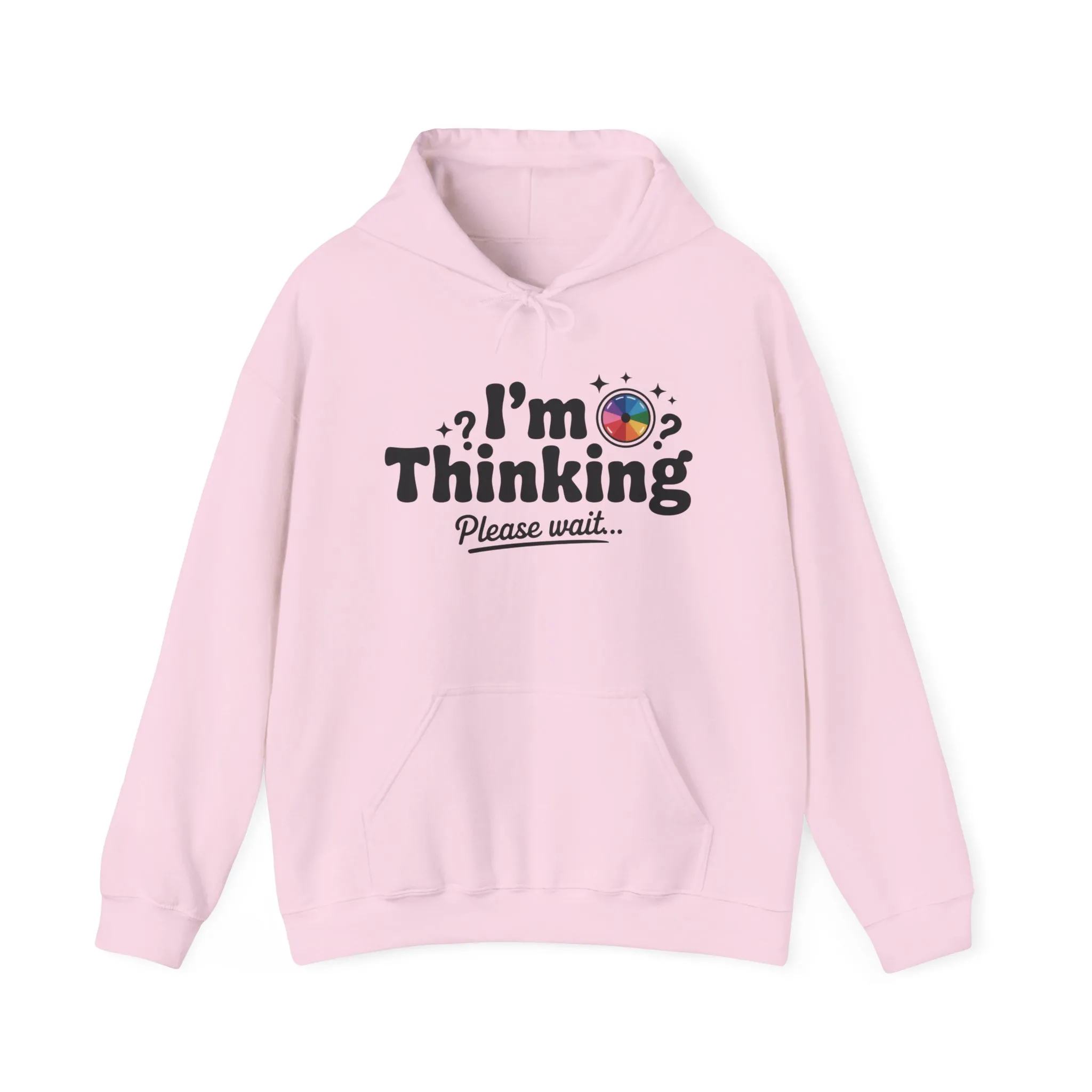 Playful Thinking Womens Hooded Sweatshirt, Womens Hoodie, Brainstorming Buddy, Thoughtful Gift, Cute Geeky Gift for Introverts, Programmers - Image 2