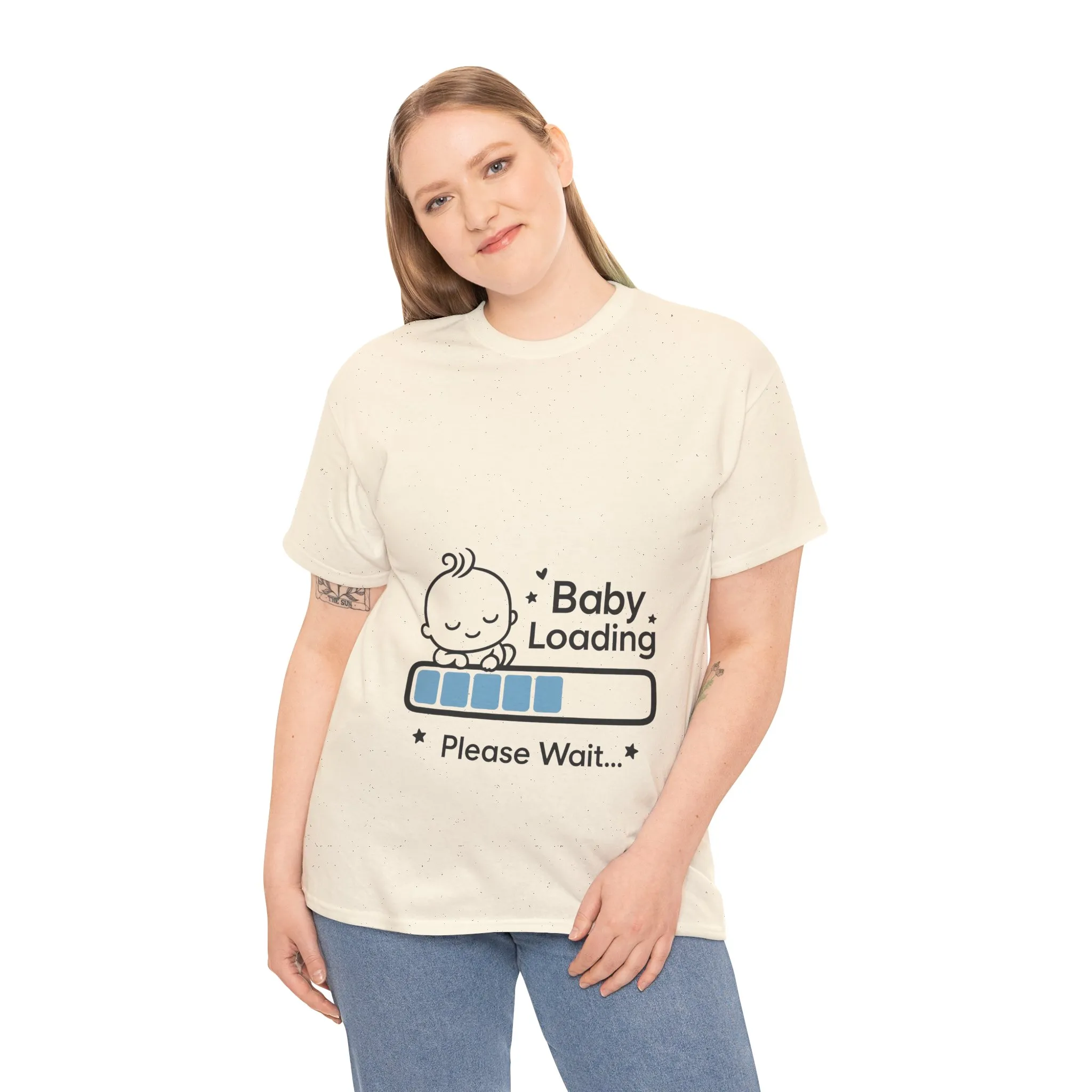 Baby Loading Maternity T-Shirt, Funny Pregnancy Announcement Tee, Mom To Be Gift, Expecting Baby Tee, Pregnancy Reveal Top, Baby Shower Gift - Image 33