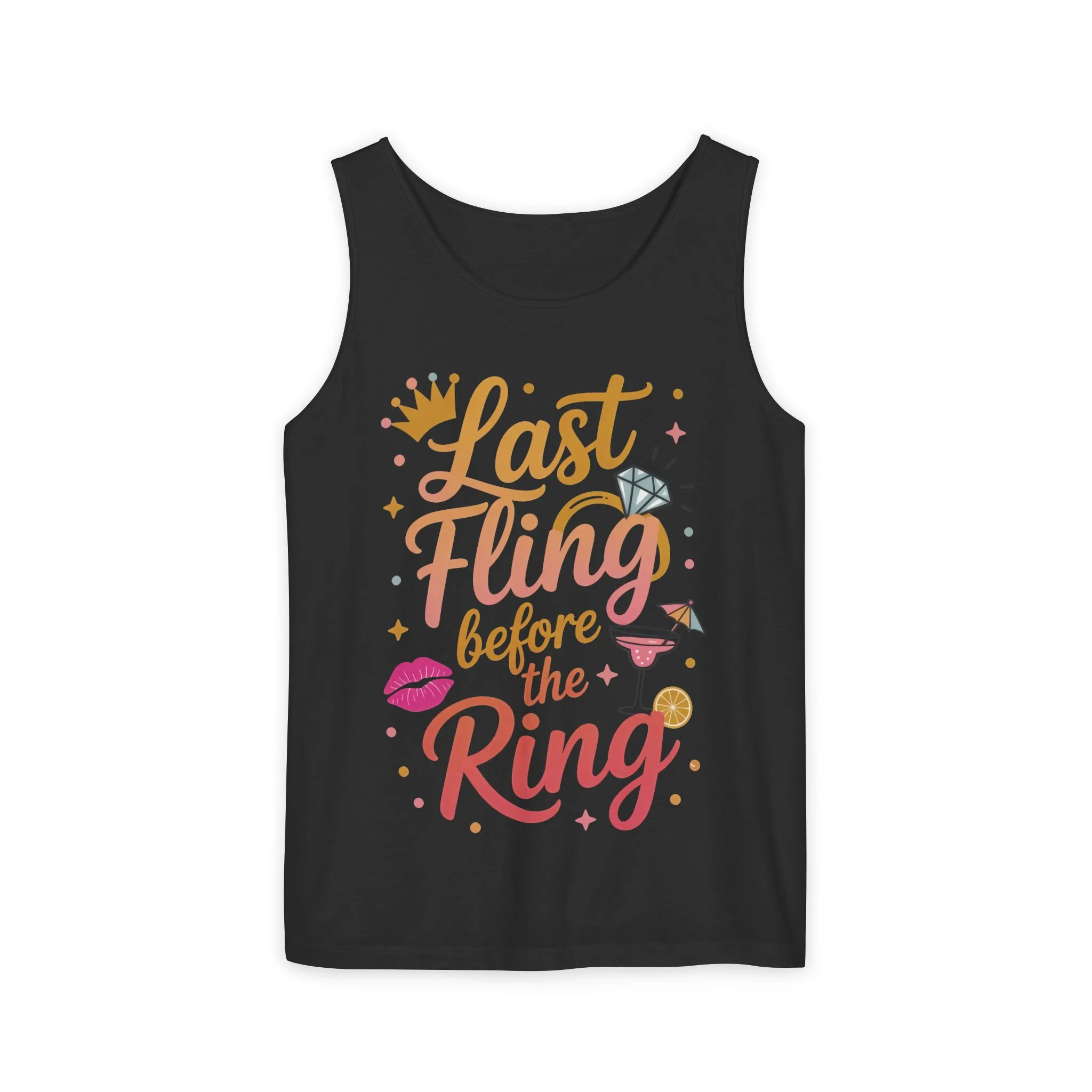 Last Fling Before the Ring T-Shirt, Bachelorette Party Tee, Bridesmaid Wedding Tee, Hen Party Shirts, Bridal Shower, Bridesmaids Gift - Image 15