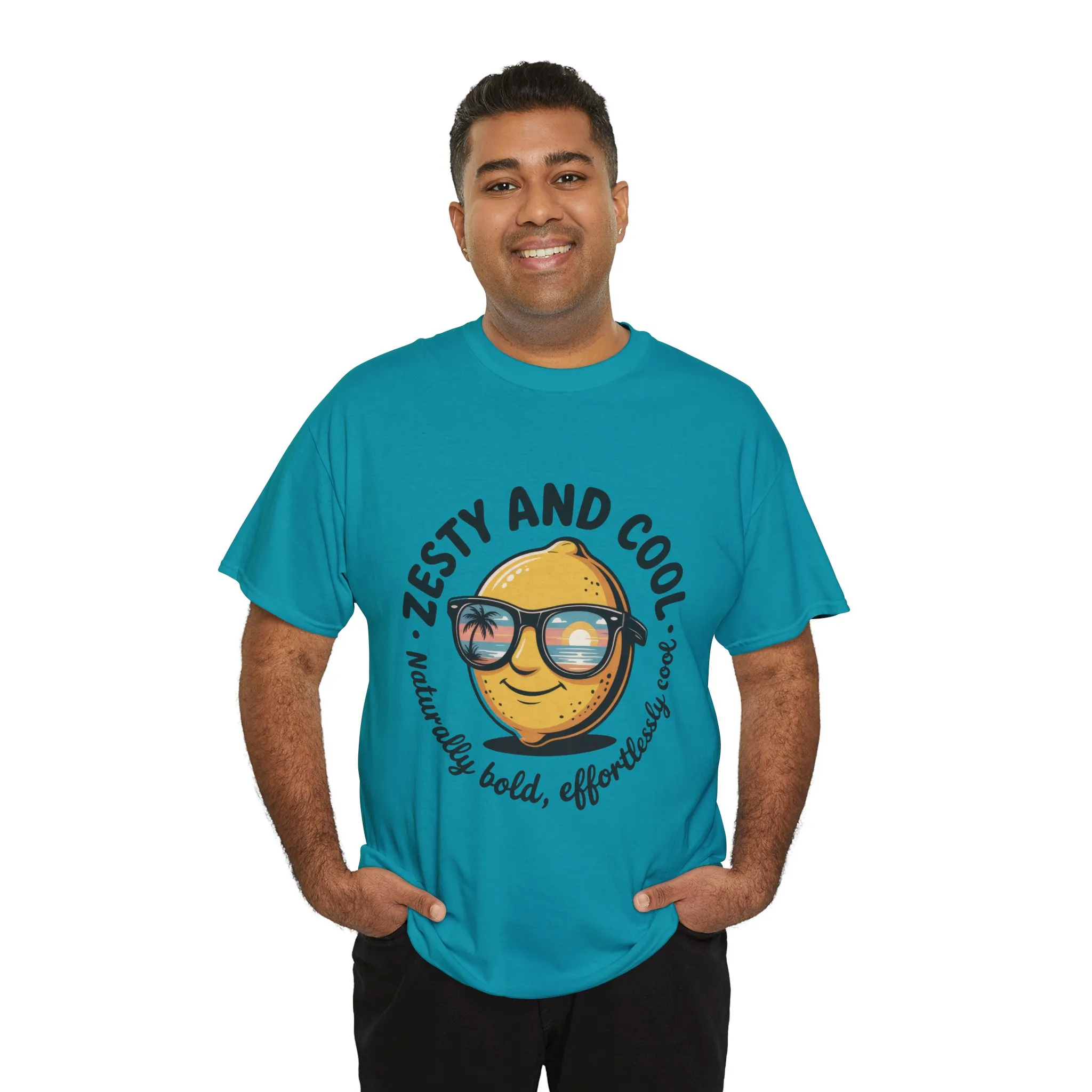 Zesty and Cool Mens Tee, Stylish Casual Shirt, Summer Outing Apparel, Fun Gift for Friends, Lemon Graphic T-Shirt, Birthday Present Idea - Image 21
