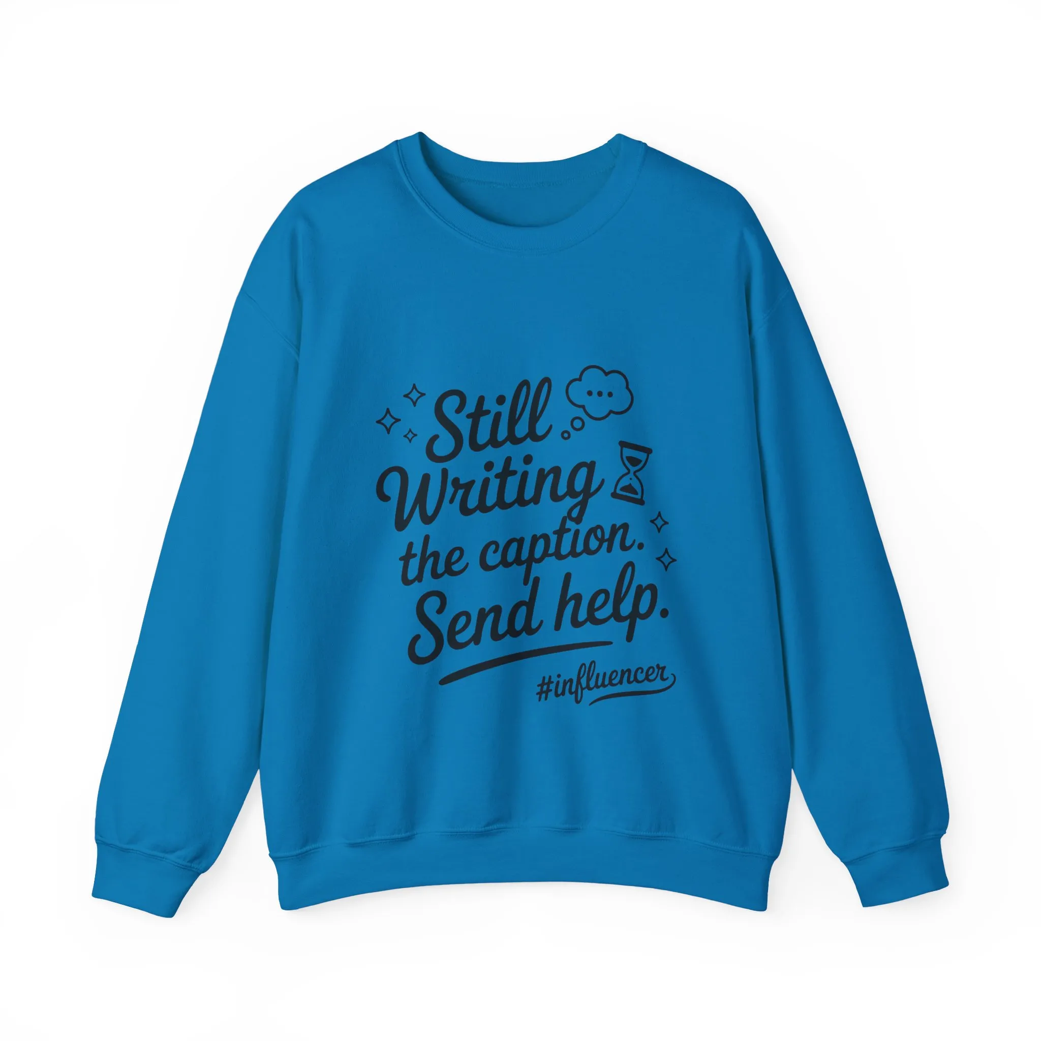 Funny Influencer Womens Sweatshirt, Cozy Oversized Crewneck, Social Media Humor Gift, Influencer Sweatshirt for Writers, social media gift - Image 19