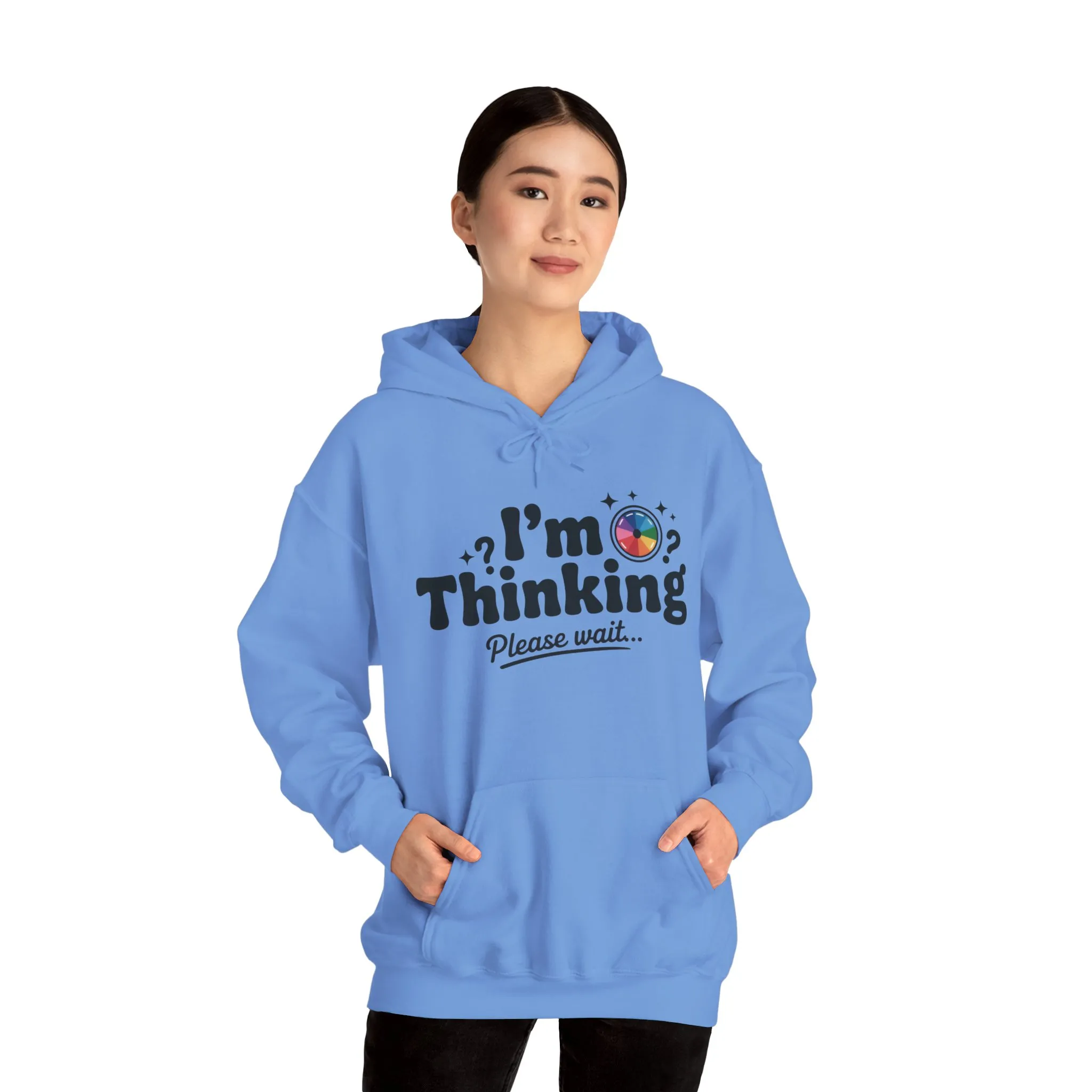 Playful Thinking Womens Hooded Sweatshirt, Womens Hoodie, Brainstorming Buddy, Thoughtful Gift, Cute Geeky Gift for Introverts, Programmers - Image 14