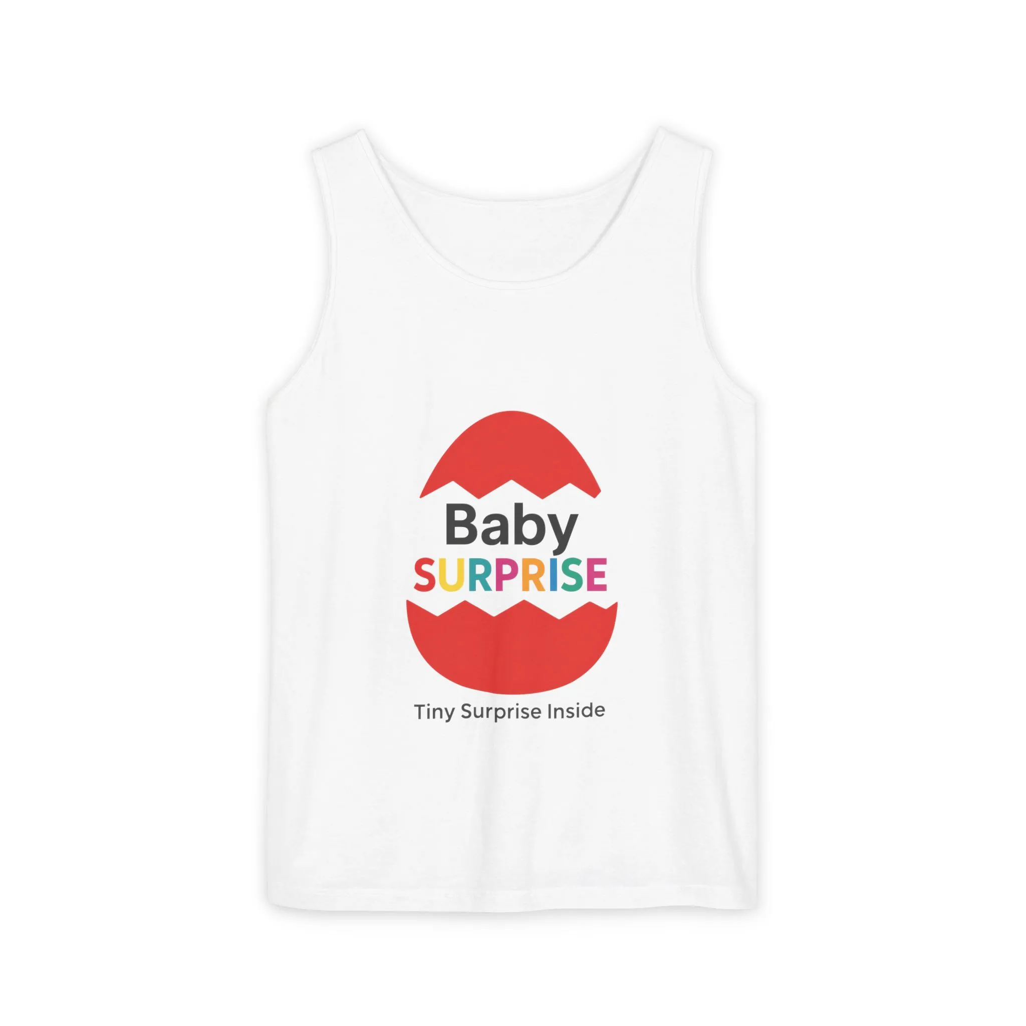 Baby Surprise Maternity Tank Top, Pregnancy Announcement Tank, Mom To Be Gift, Expecting Baby Reveal Top, Baby Shower Gift,Gender Reveal Tee - Image 3