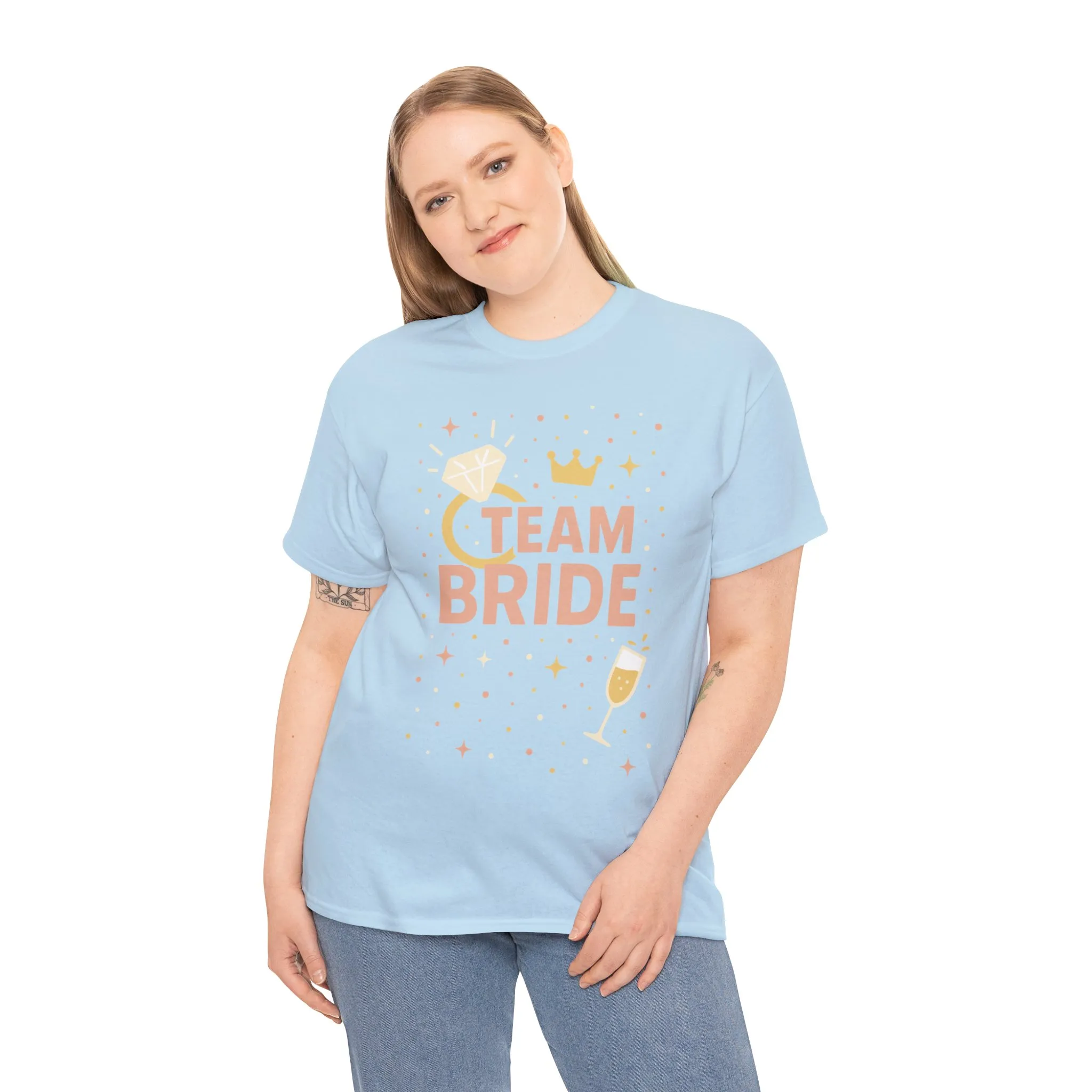 Team Bride T-Shirt, Bachelorette Party Tee, Bridesmaid Wedding Tee, Hen Party Matching Shirts, Bridal Shower, Bridesmaids Gift - Image 15