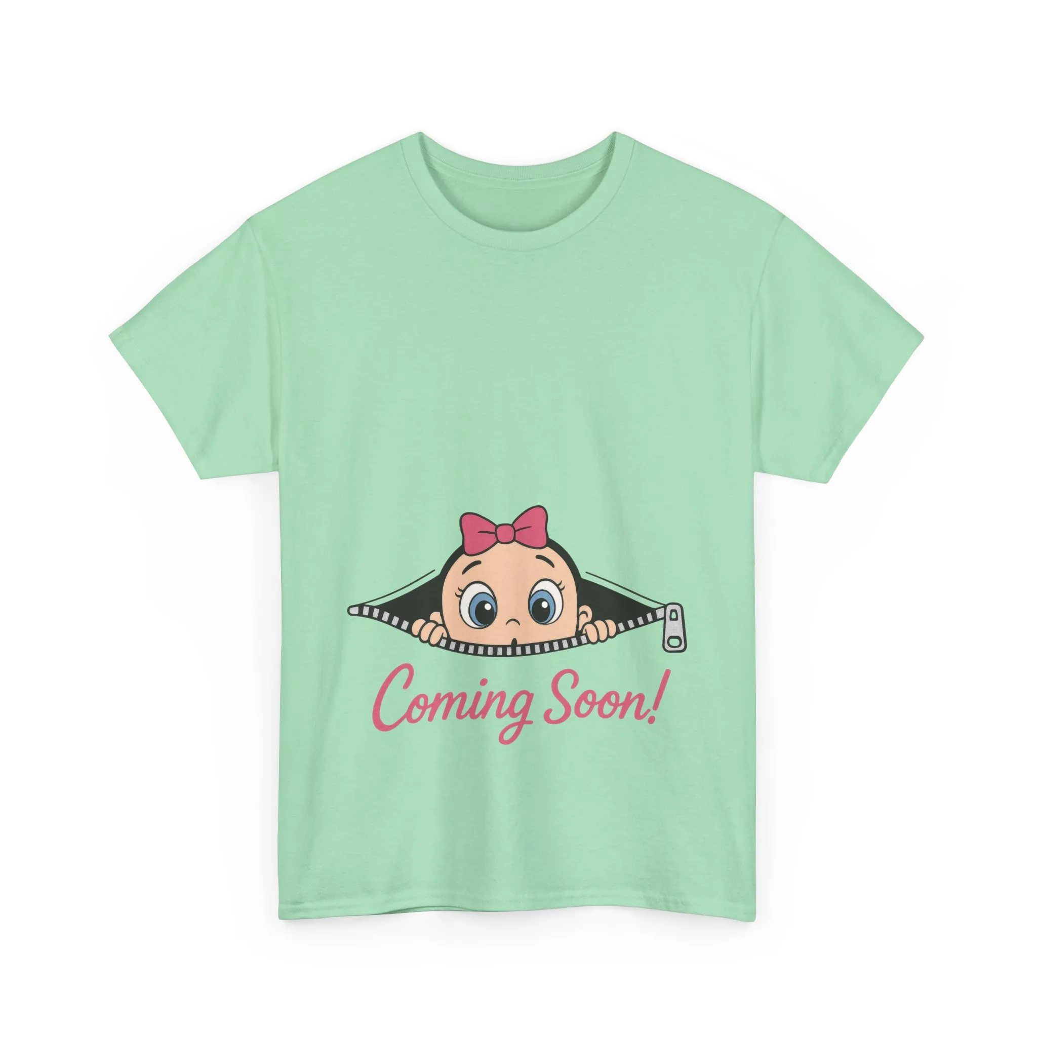 Coming Soon Maternity T-Shirt, Cute Baby Girl Pregnancy Announcement Shirt, Expecting Mom Gift, Gender Reveal Tee, Baby Shower Gift - Image 28