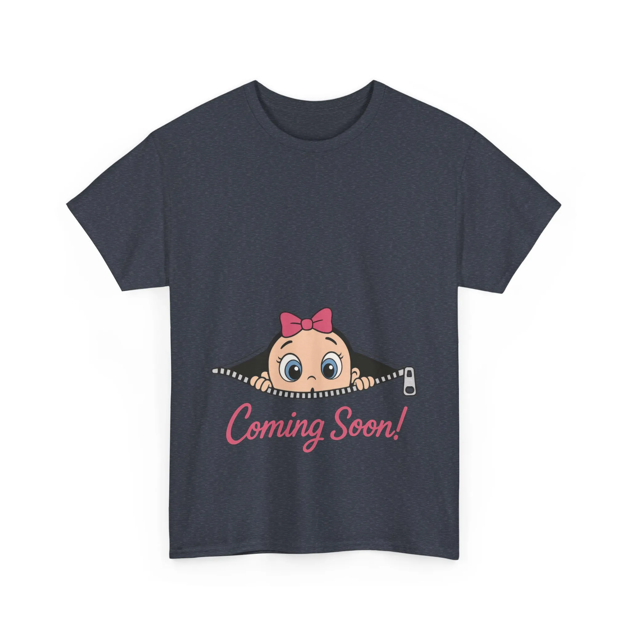 Coming Soon Maternity T-Shirt, Cute Baby Girl Pregnancy Announcement Shirt, Expecting Mom Gift, Gender Reveal Tee, Baby Shower Gift - Image 19