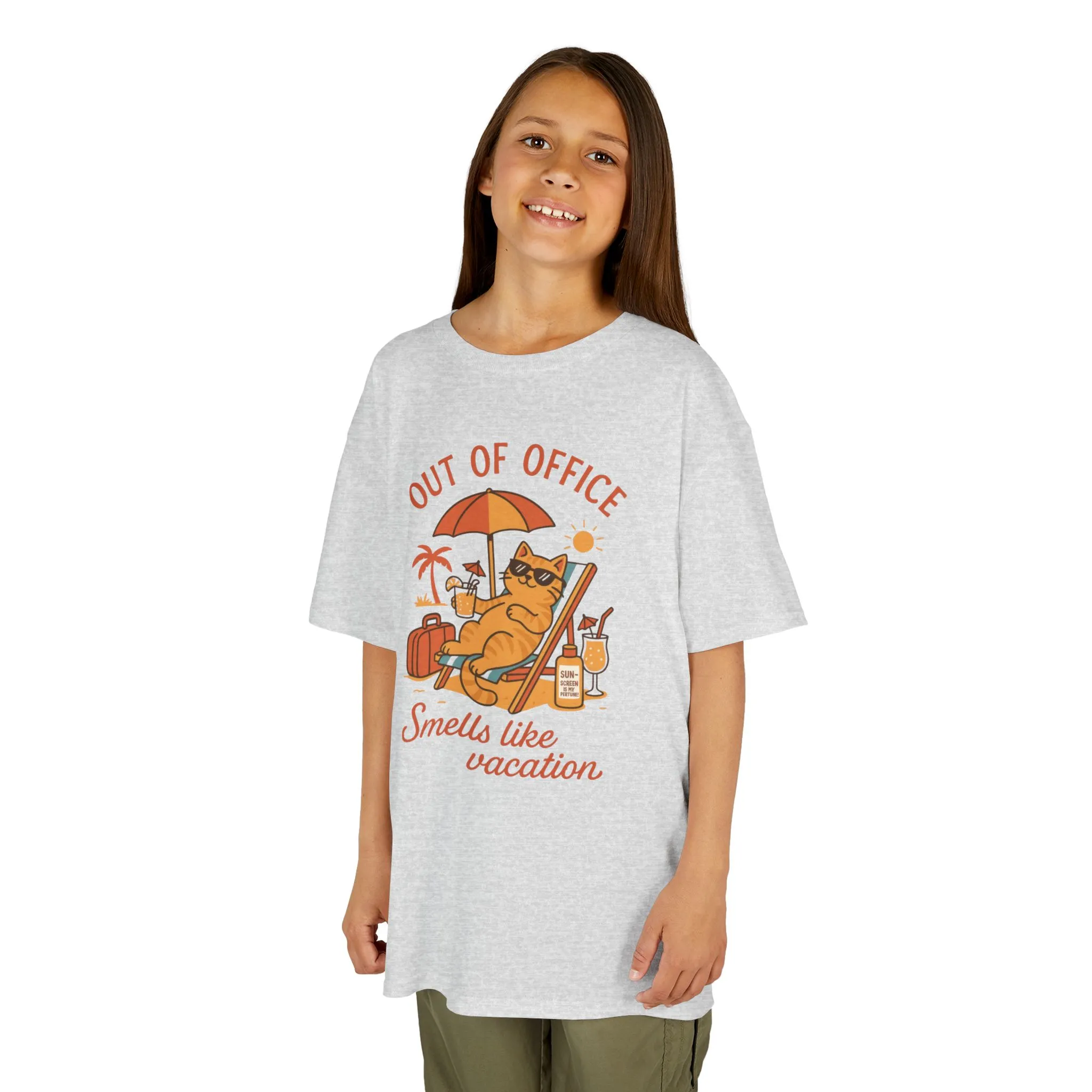 Funny Cat Vacation T-Shirt for Kids, Out of Office Beach Shirt, Summer Holiday Tee, Summer Fun, Beachwear, Travel Tee, Gift for Kids - Image 29